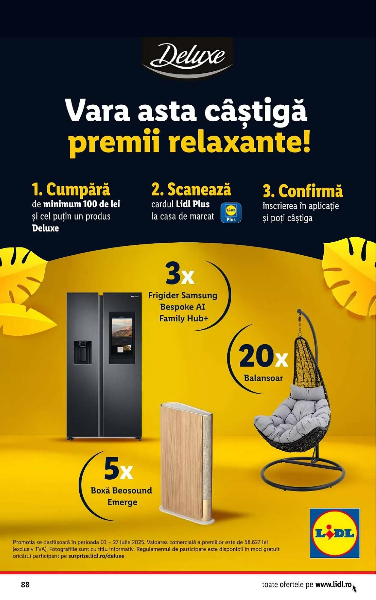 Catalog Catalog Lidl de la 14 iulie până la 20 iulie 2025 - Revista Pagina 88