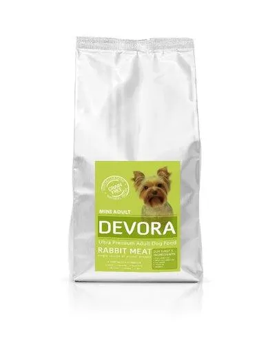 Hrana uscata pentru caini Devora Grain Free Mini Adult cu iepure 4 kg