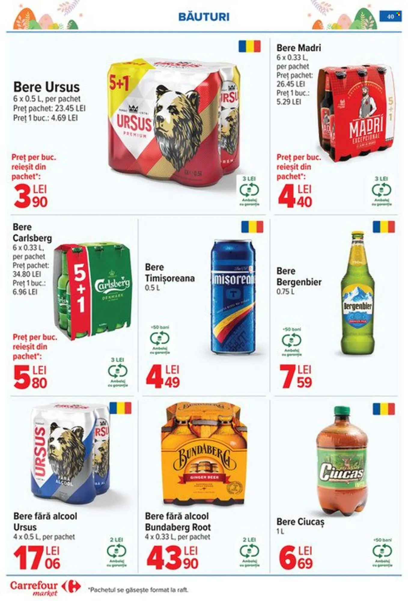 Catalog Catalog Carrefour Market de la 25 martie până la 5 aprilie 2026 - Revista Pagina 44