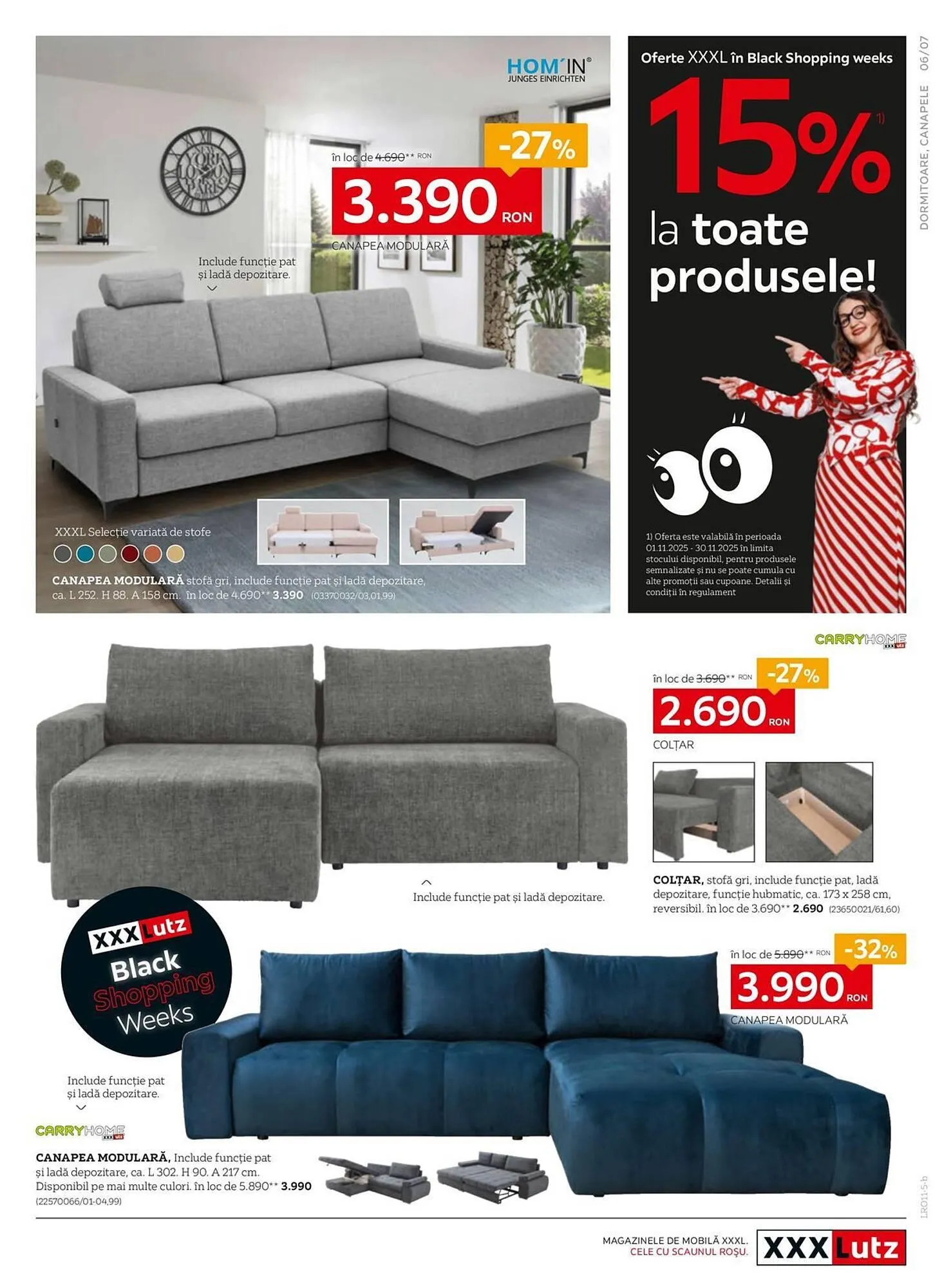 Catalog Catalog XXXLutz de la 11 noiembrie până la 24 noiembrie 2025 - Revista Pagina 7