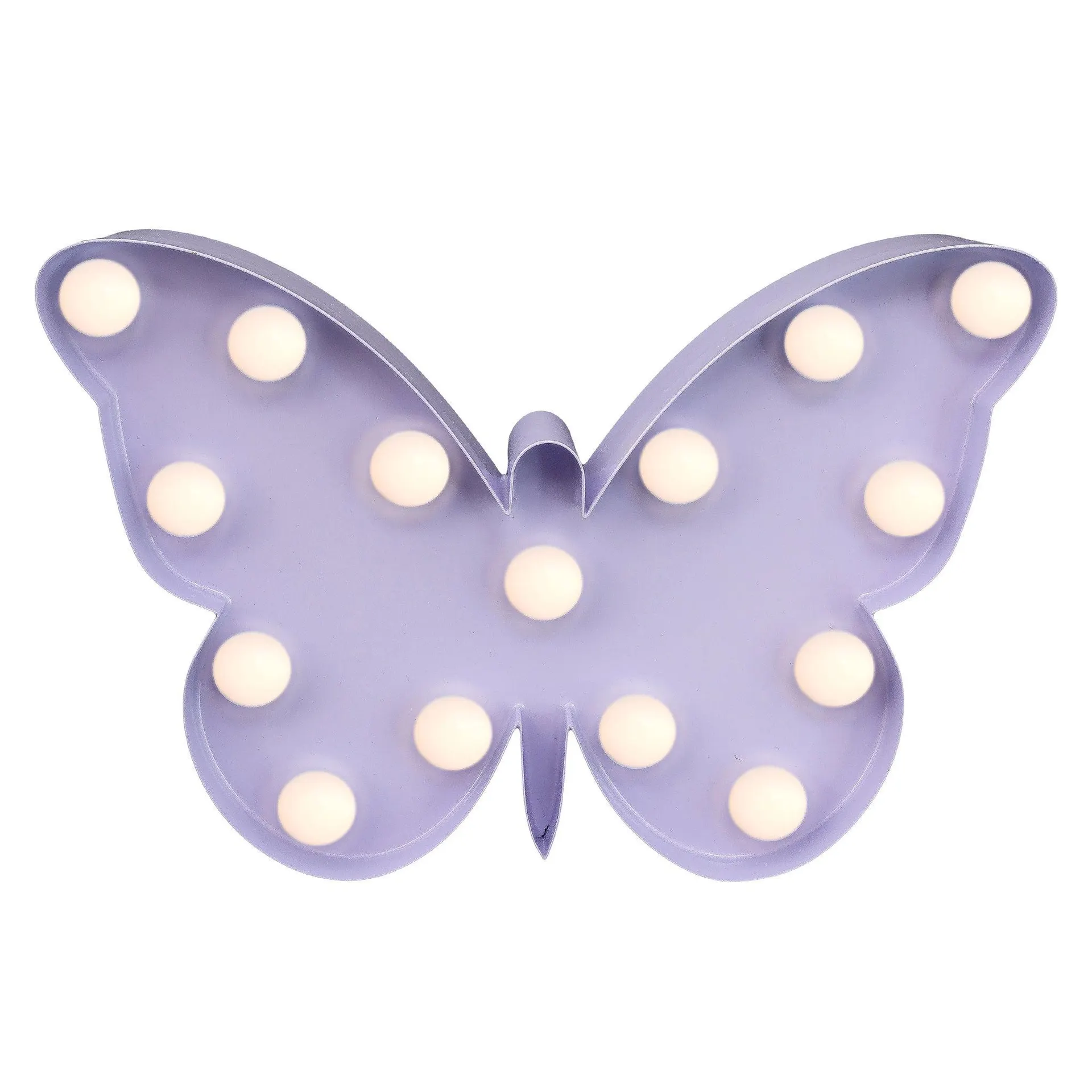 BUTTERFLY Decor luminos din metal pentru copii