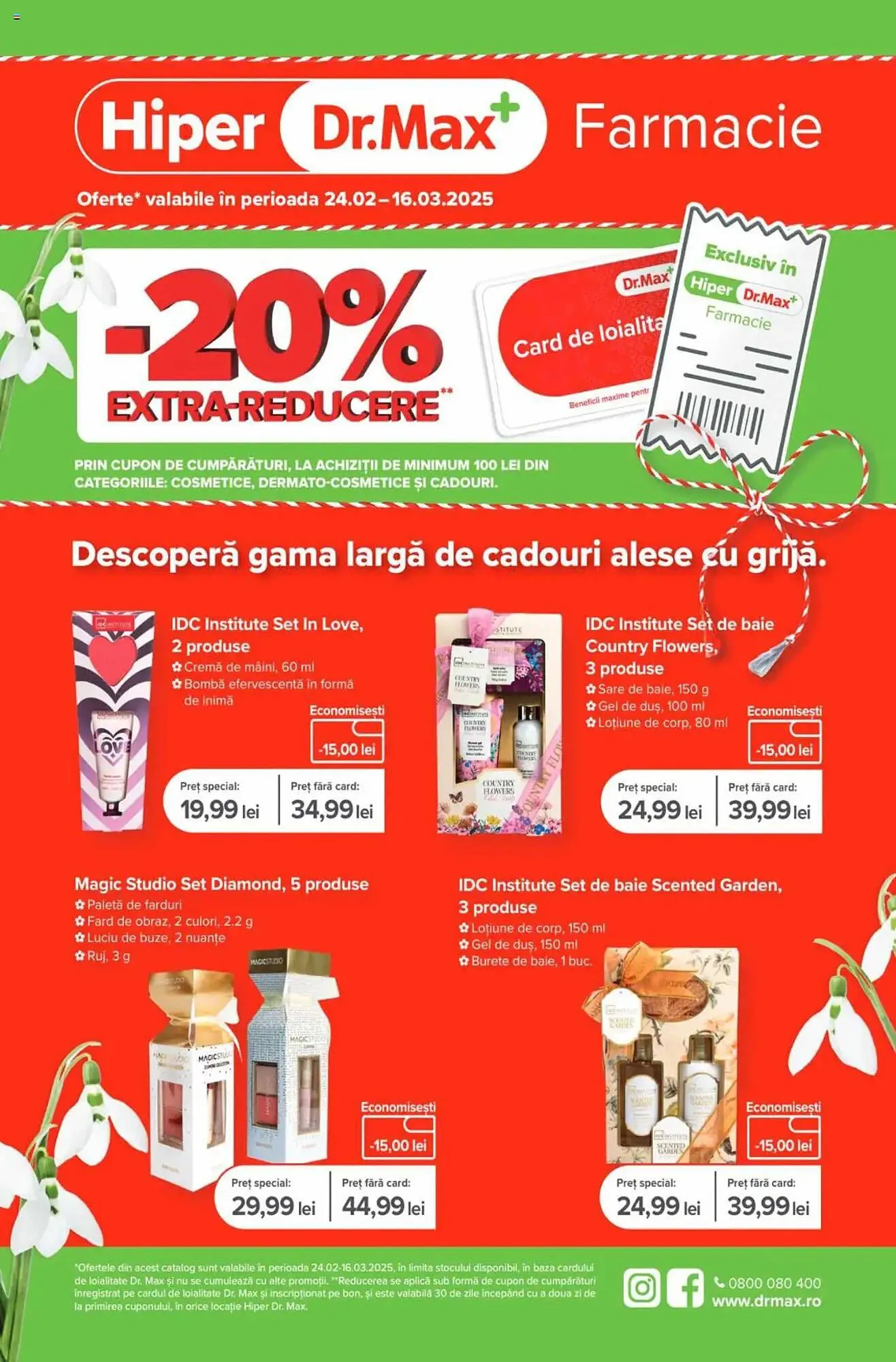 Catalog Catalog Dr.Max de la 24 februarie până la 16 martie 2025 - Revista Pagina 1