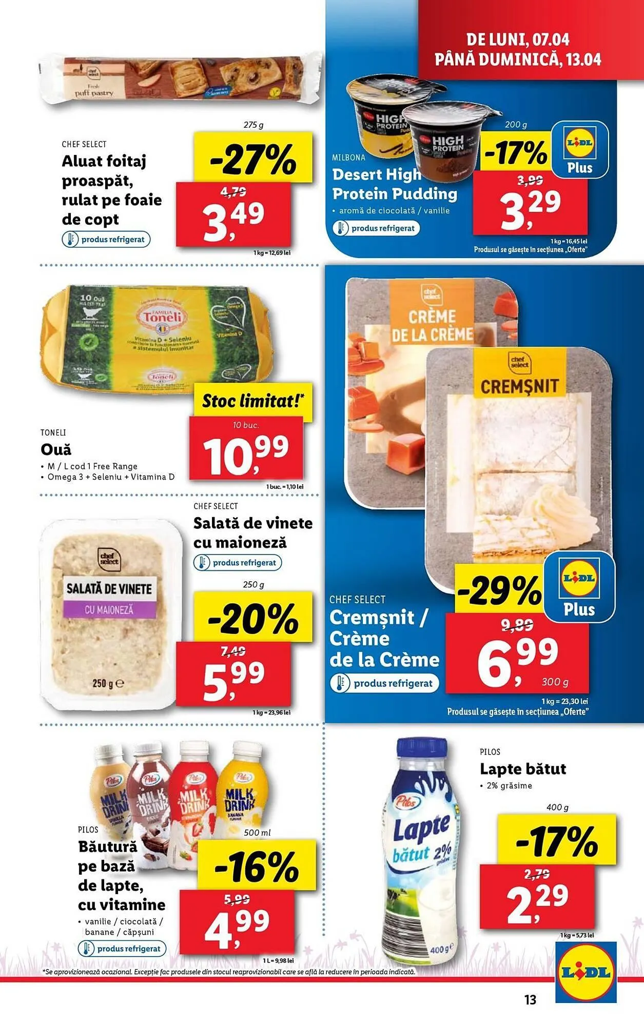 Catalog Catalog Lidl de la 7 aprilie până la 13 aprilie 2025 - Revista Pagina 13