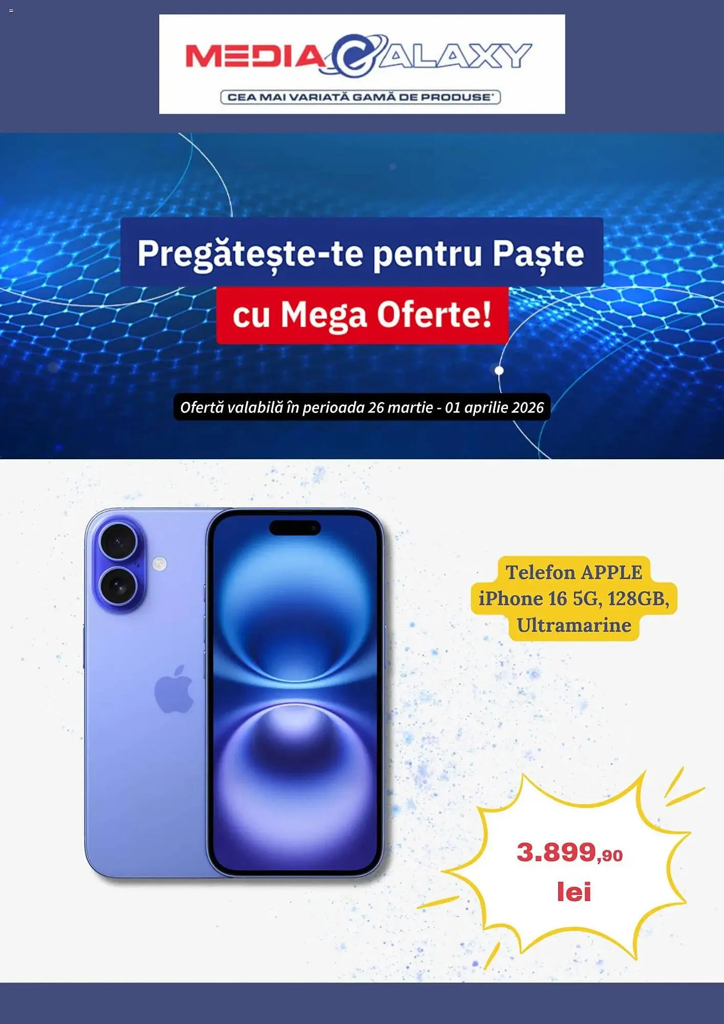 Catalog Catalog Media Galaxy de la 26 martie până la 1 aprilie 2026 - Revista Pagina 1