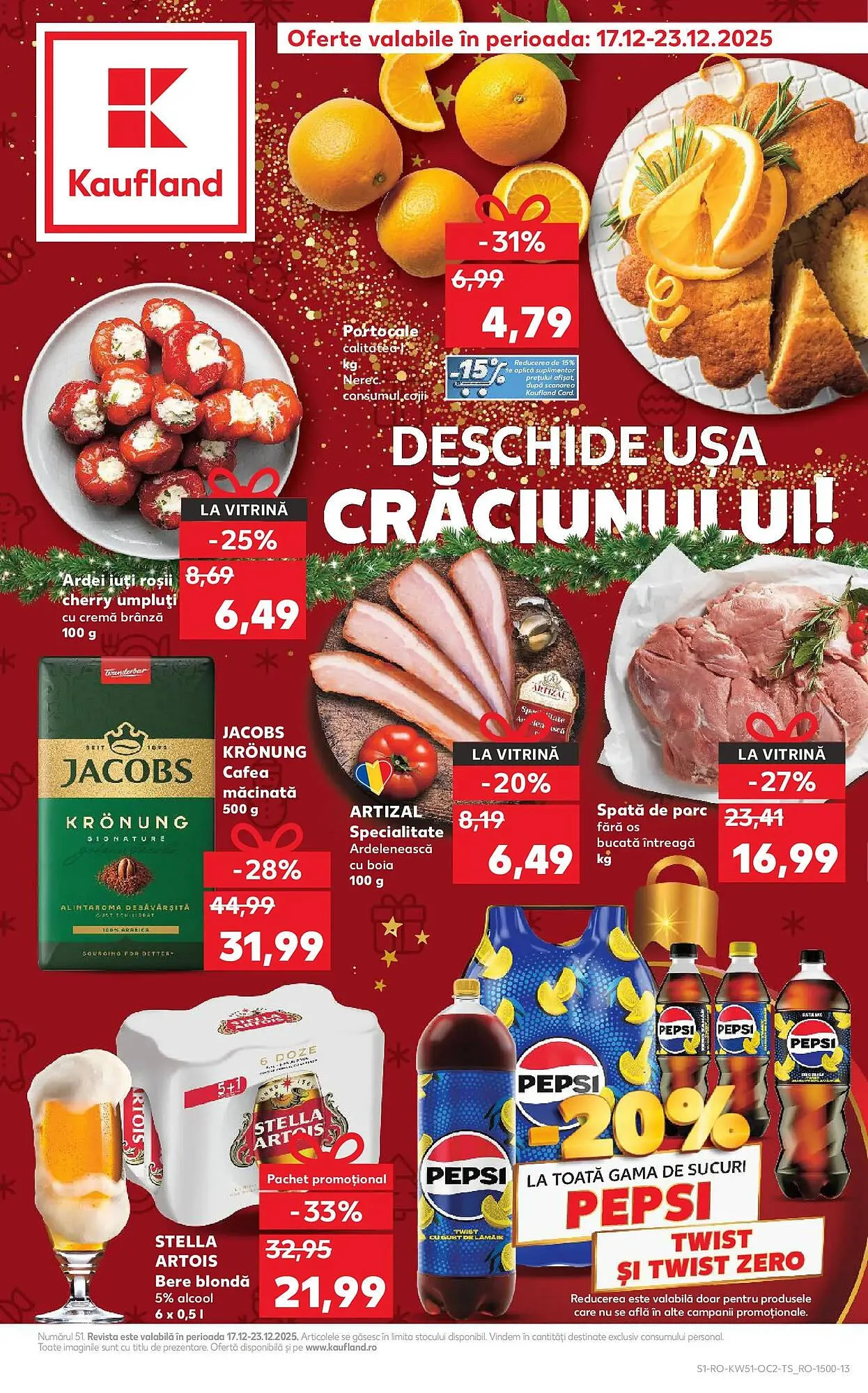 Catalog Catalog Kaufland de la 17 decembrie până la 23 decembrie 2025 - Revista Pagina 1