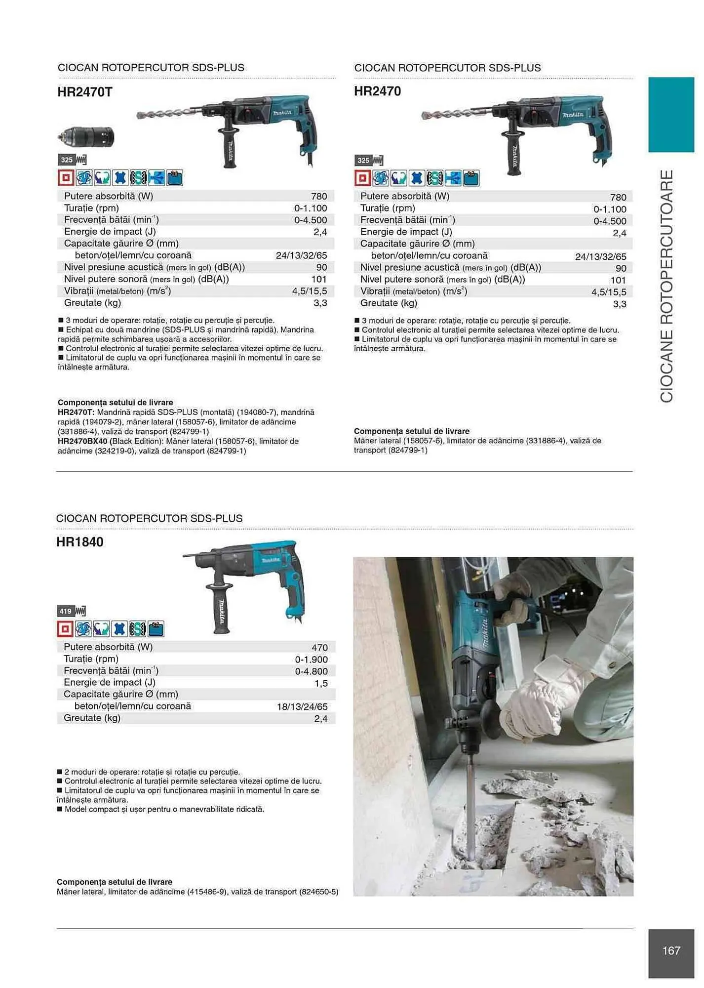 Catalog Makita catalog de la 1 ianuarie până la 31 decembrie 2023 - Revista Pagina 167