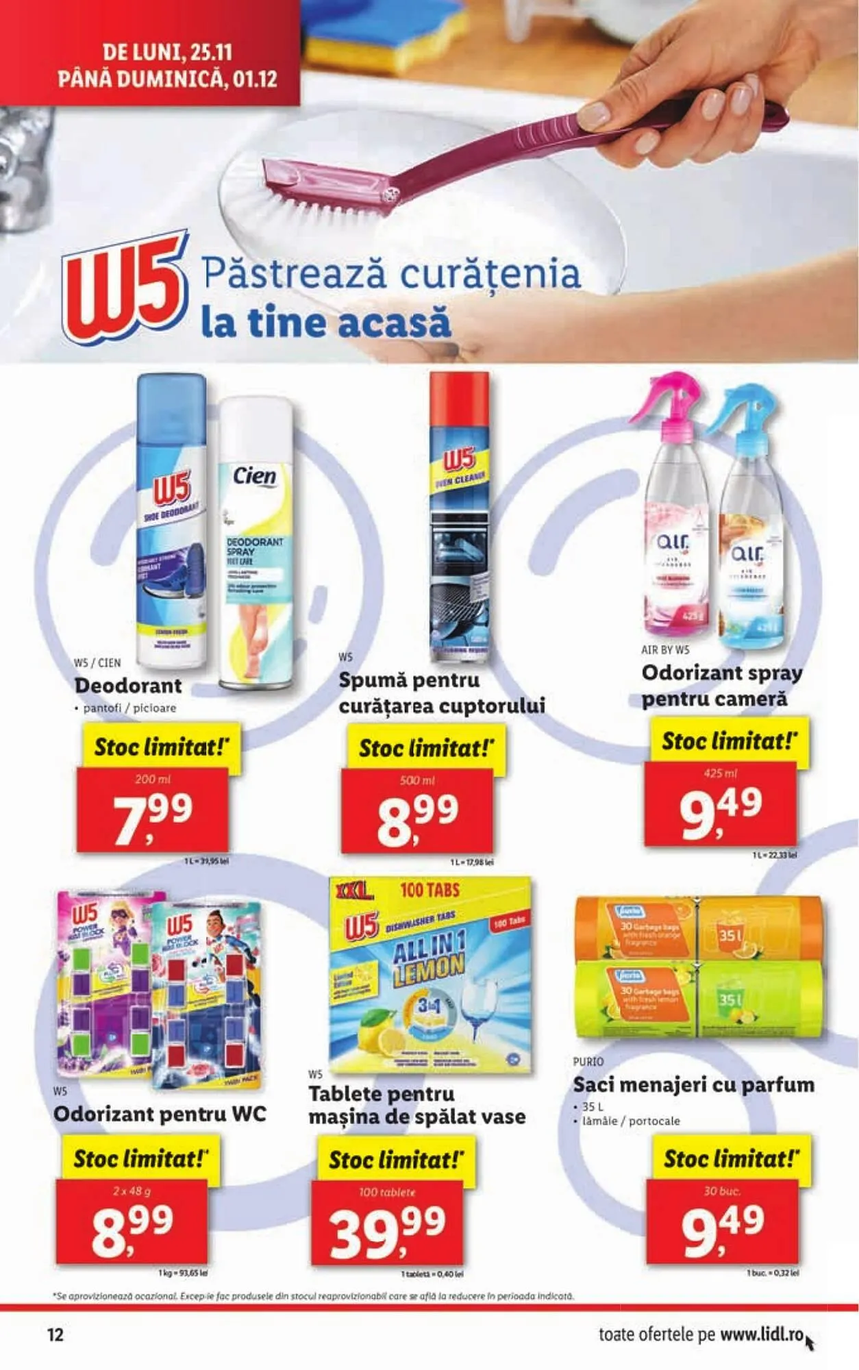 Catalog Catalog Lidl de la 25 noiembrie până la 1 decembrie 2024 - Revista Pagina 12