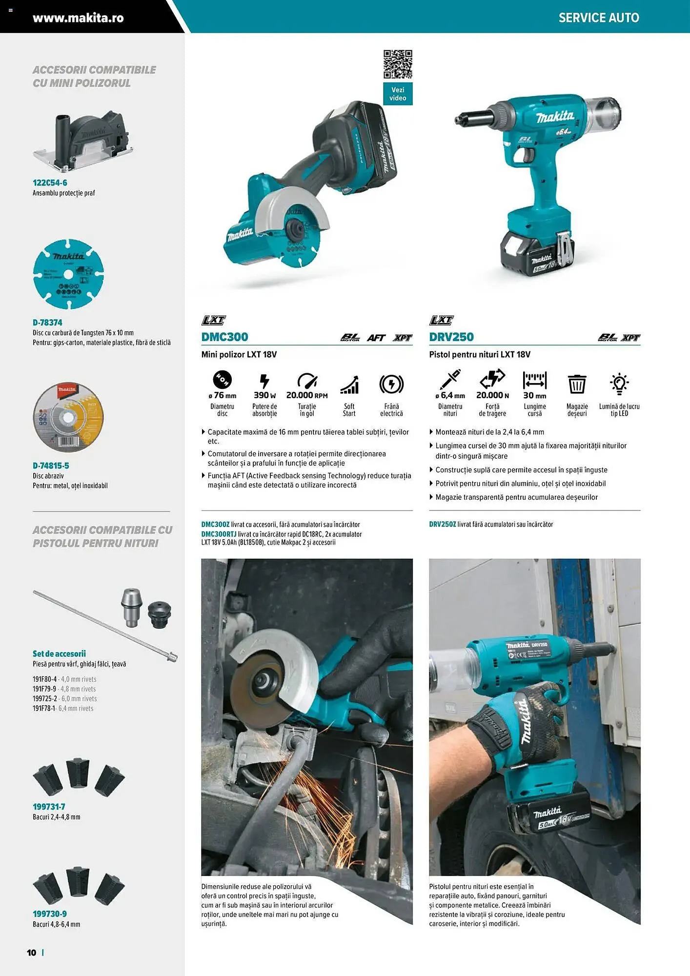 Catalog Catalog Makita de la 22 octombrie până la 30 noiembrie 2026 - Revista Pagina 10