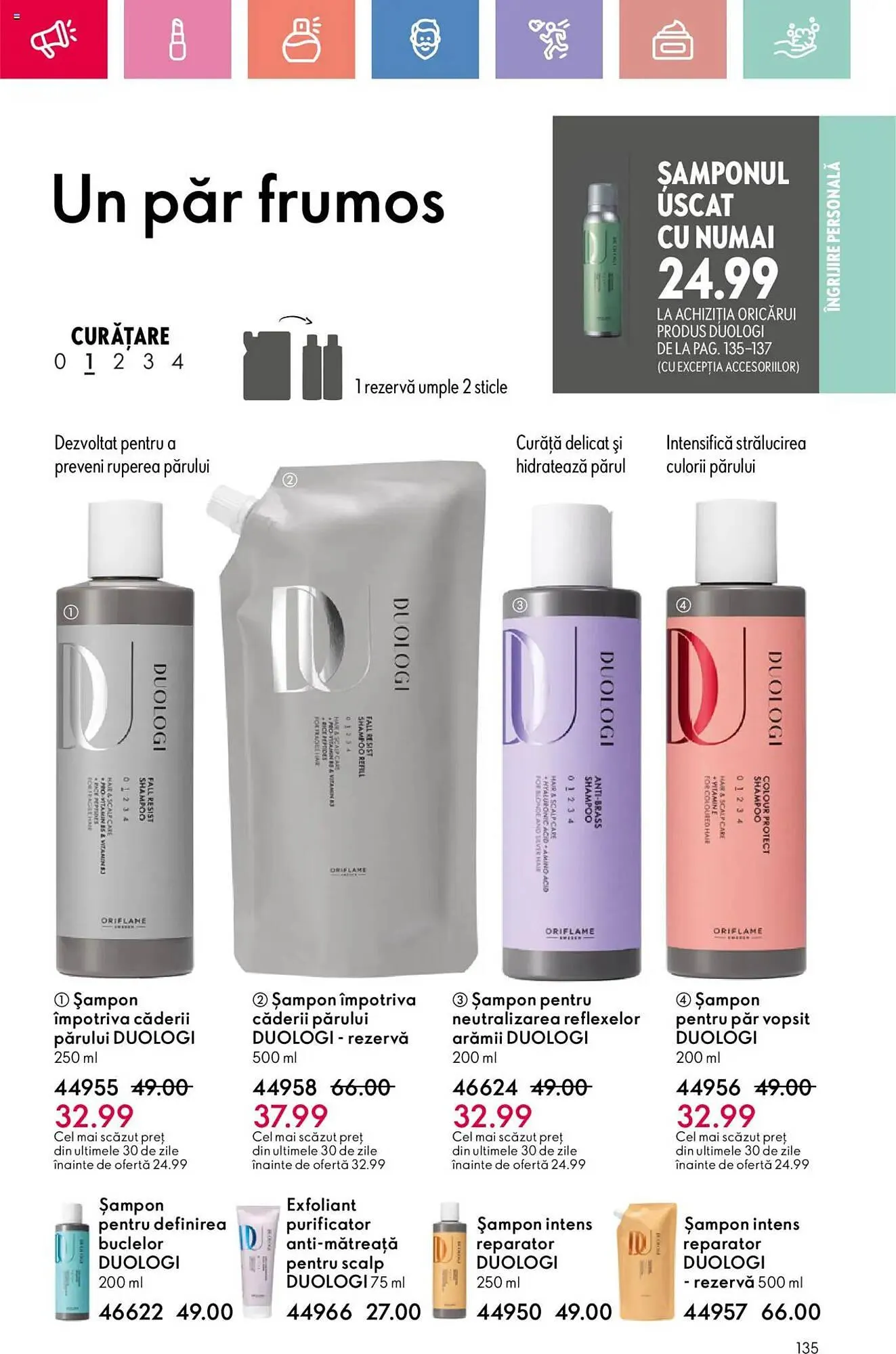 Catalog Catalog Oriflame de la 15 iunie până la 5 iulie 2025 - Revista Pagina 135