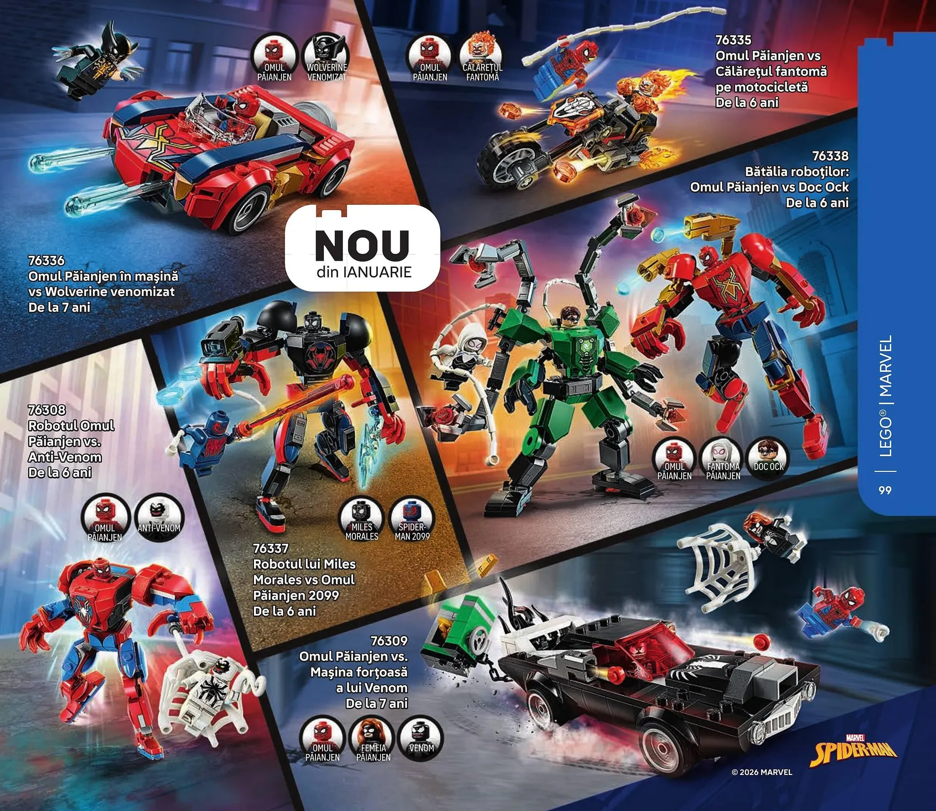 Catalog Catalog Lego de la 1 ianuarie până la 30 iunie 2026 - Revista Pagina 99
