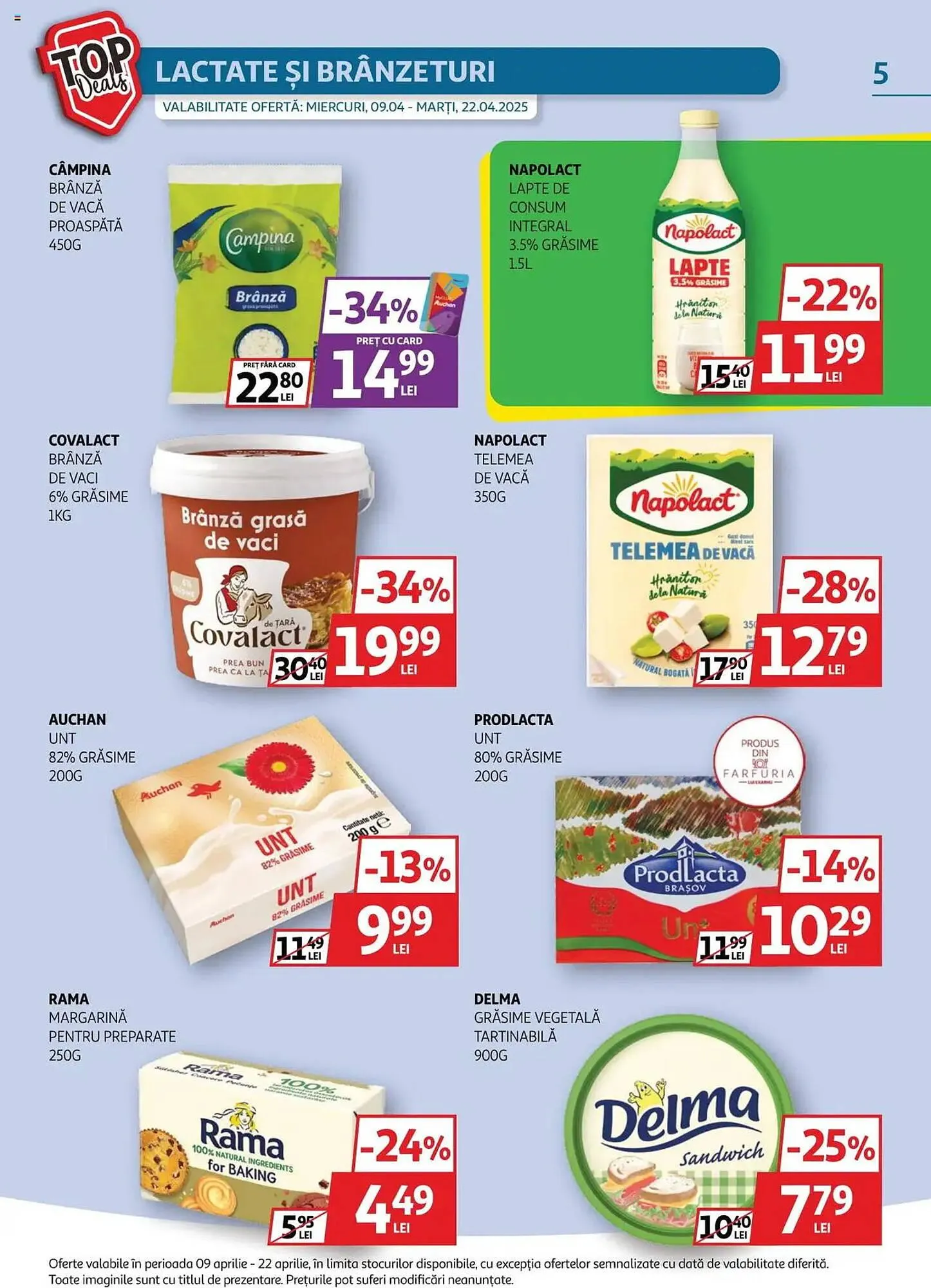 Catalog Catalog Auchan de la 9 aprilie până la 22 aprilie 2025 - Revista Pagina 5