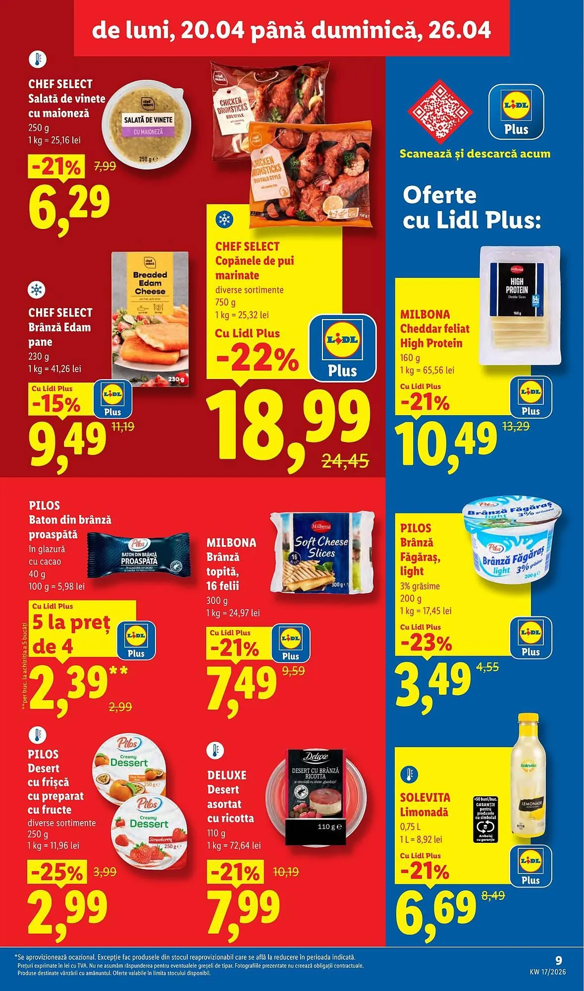 Catalog Catalog Lidl de la 20 aprilie până la 26 aprilie 2026 - Revista Pagina 9