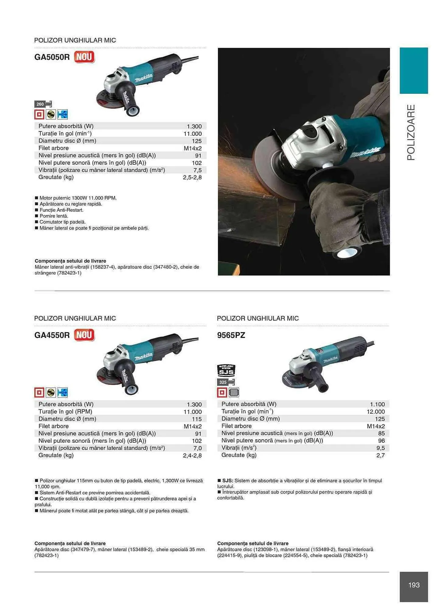 Catalog Makita catalog de la 1 ianuarie până la 31 decembrie 2023 - Revista Pagina 193