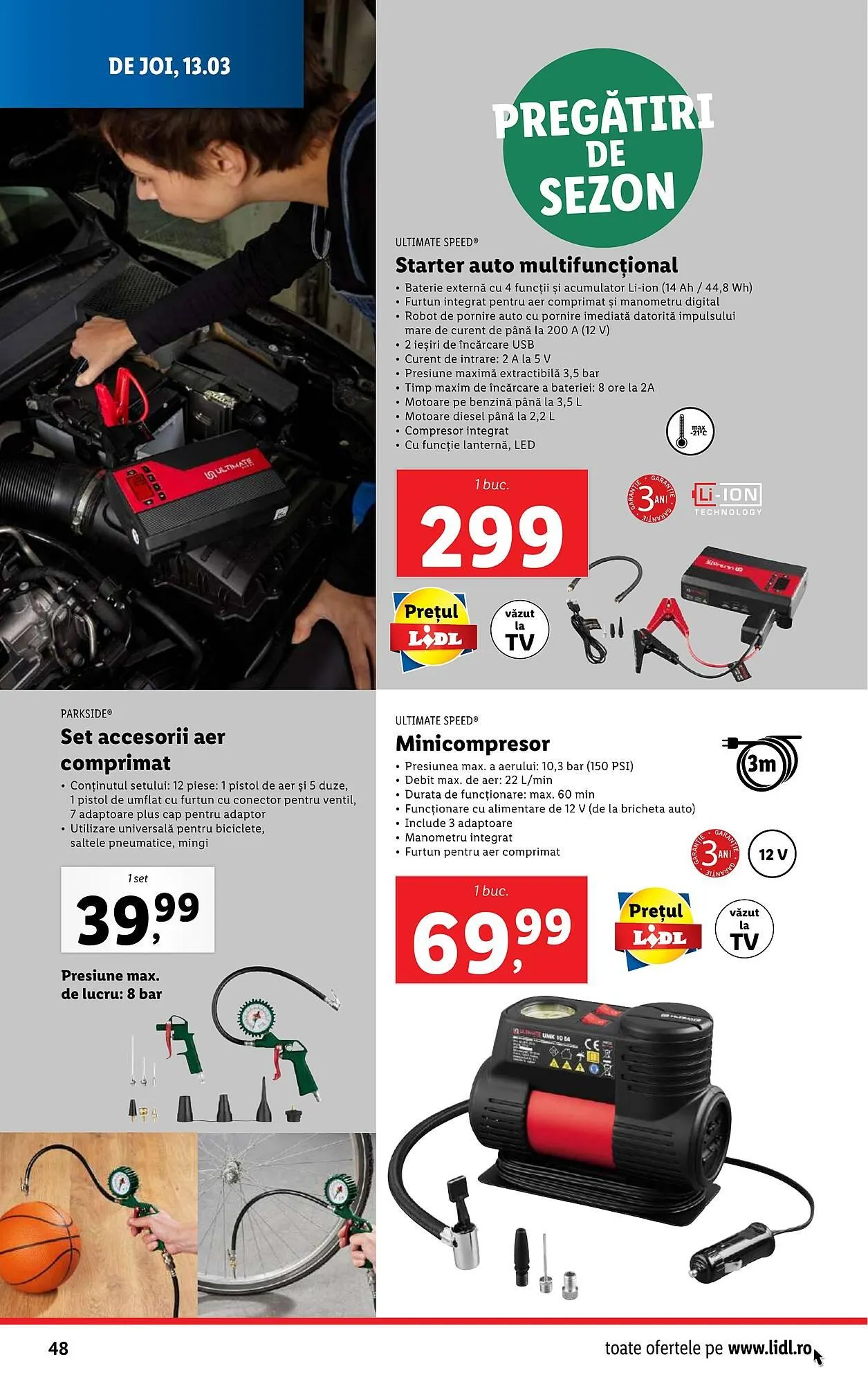 Catalog Catalog Lidl de la 10 martie până la 16 martie 2025 - Revista Pagina 48