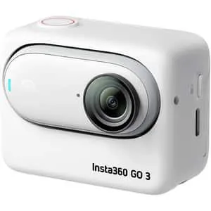 Camera video sport INSTA360 GO3, 64GB, Wi-Fi, Bluetooth, alb