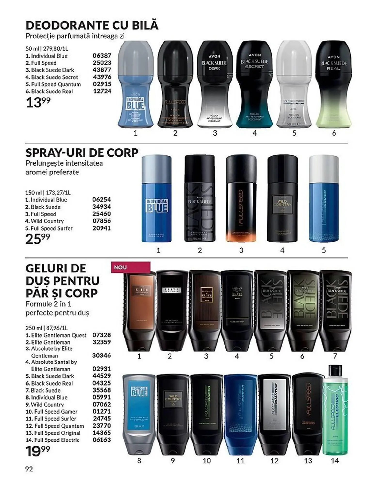 Catalog Avon catalog de la 1 septembrie până la 30 septembrie 2023 - Revista Pagina 92