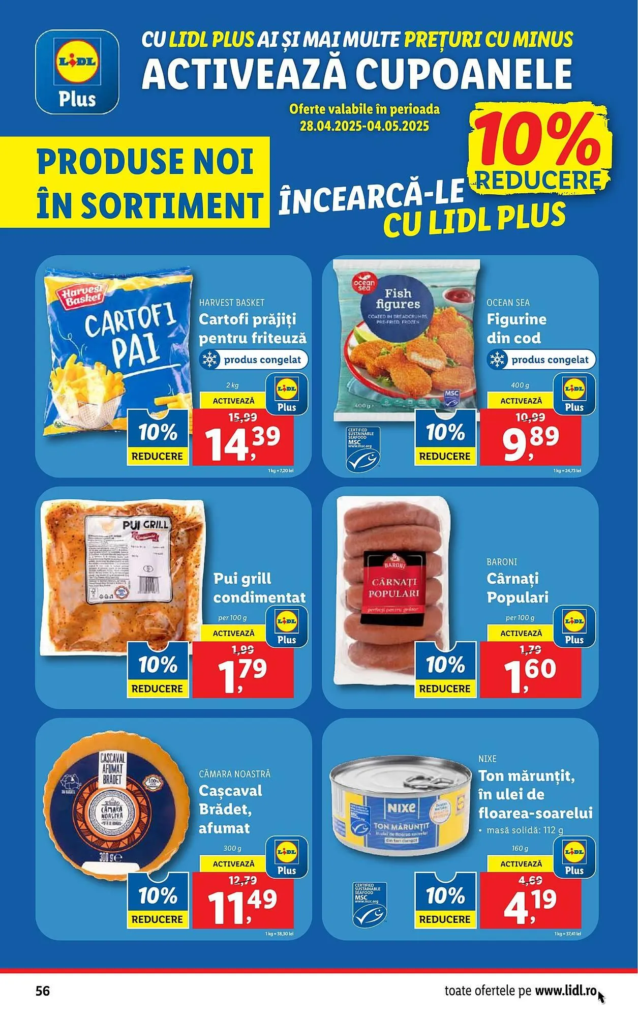 Catalog Catalog Lidl de la 22 aprilie până la 27 aprilie 2025 - Revista Pagina 56