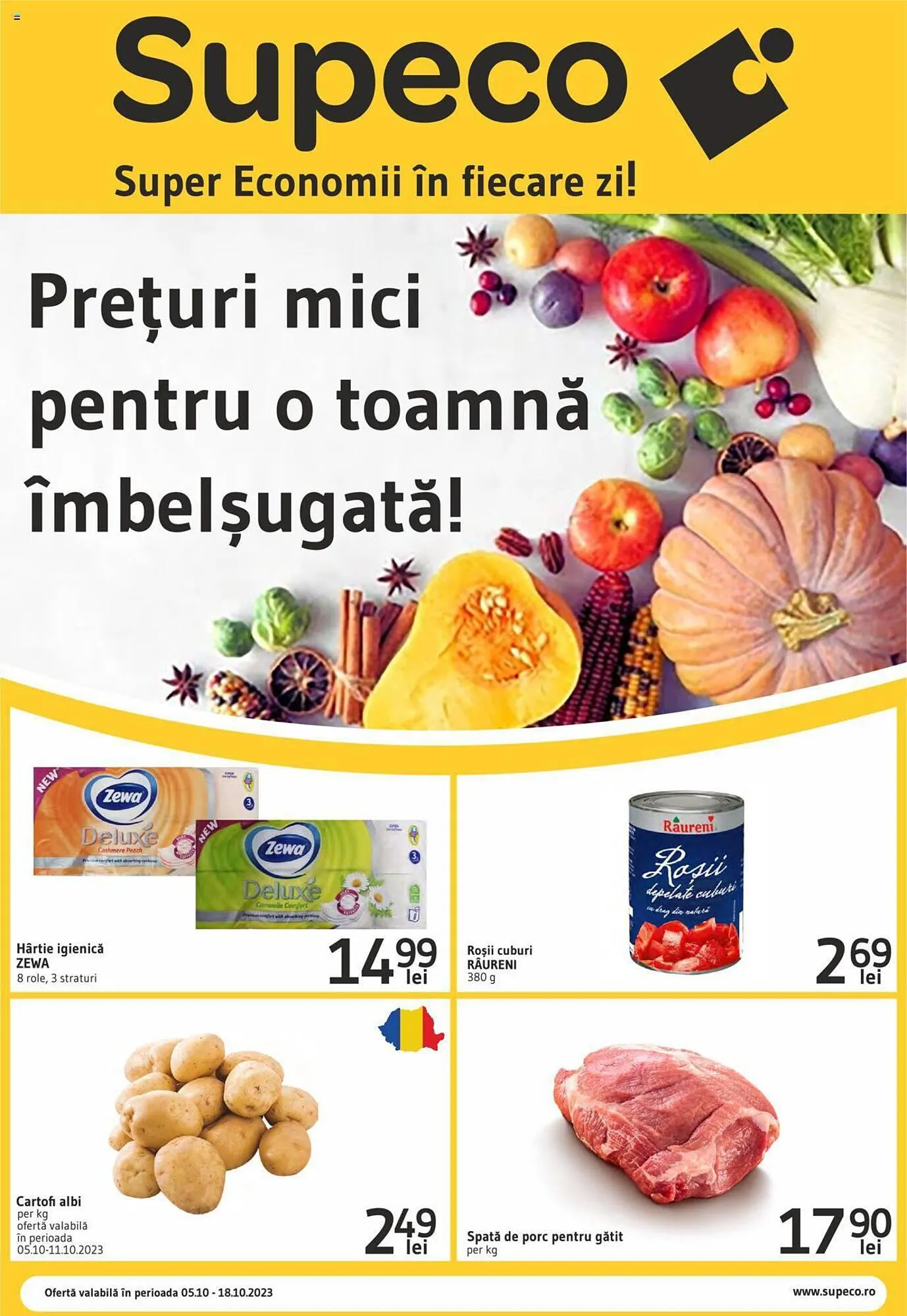 Catalog Supeco catalog de la 5 octombrie până la 18 octombrie 2023 - Revista Pagina 1