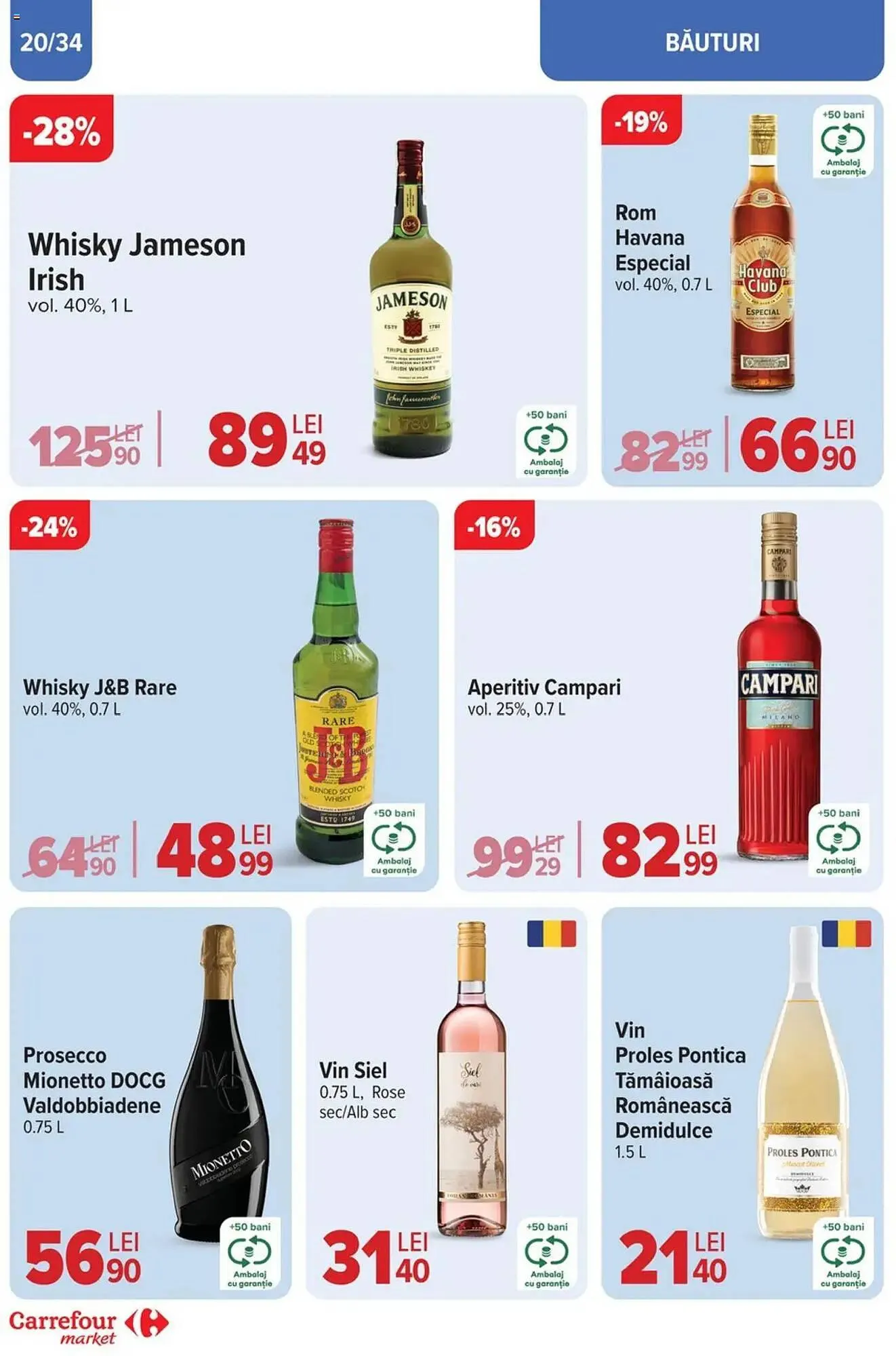 Catalog Catalog Carrefour Market de la 23 aprilie până la 6 mai 2025 - Revista Pagina 20