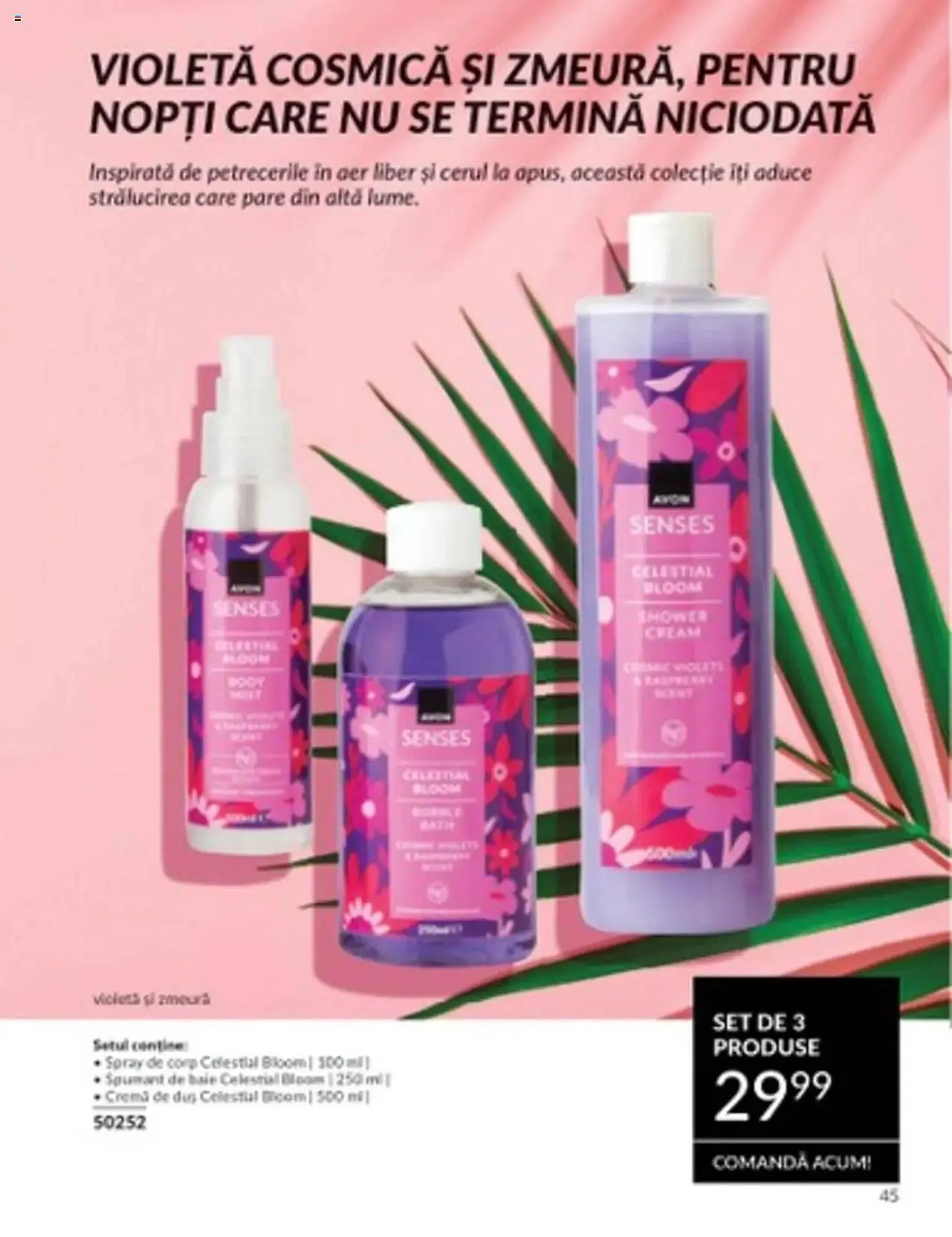 Catalog Catalog Avon de la 30 iunie până la 31 iulie 2025 - Revista Pagina 45