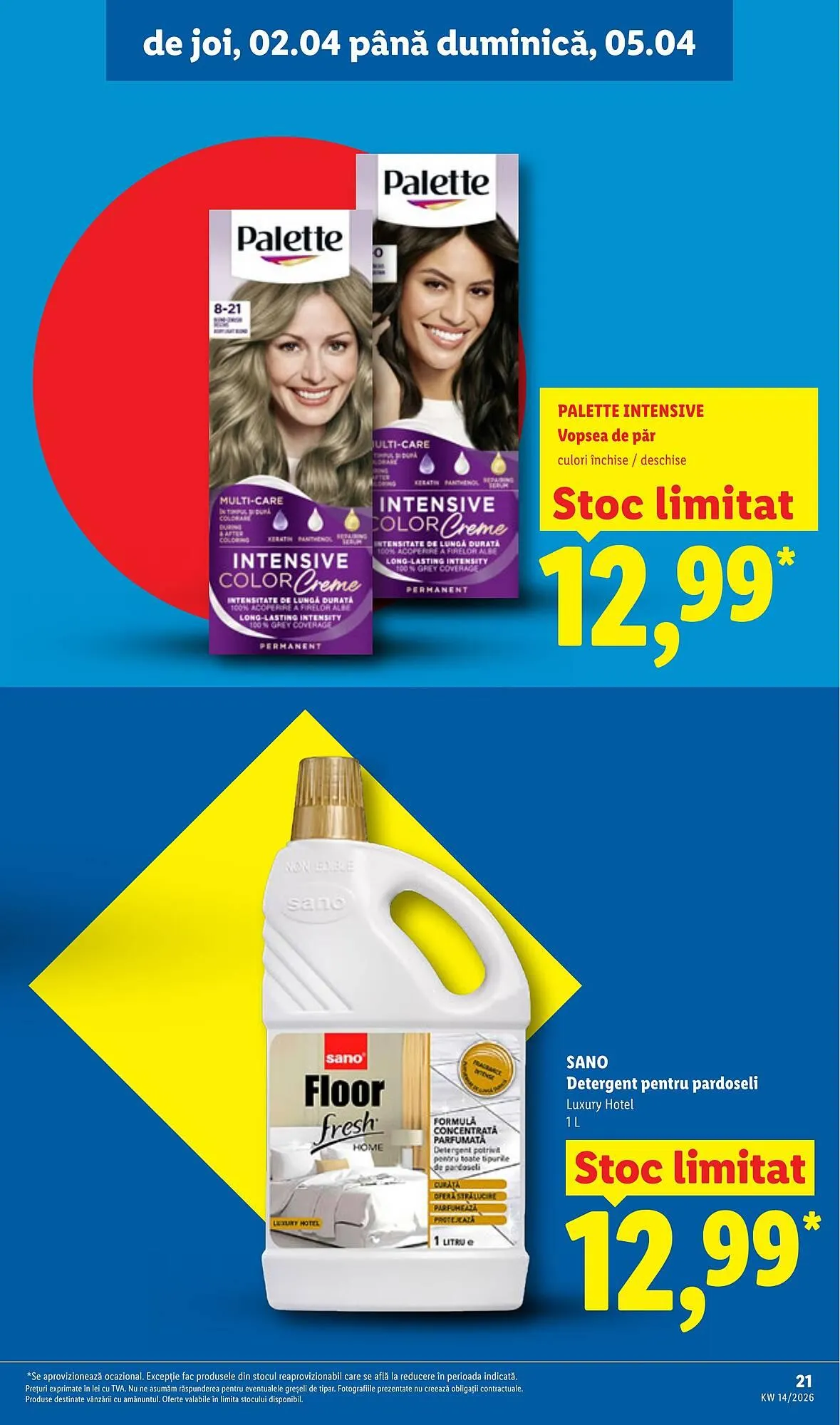 Catalog Catalog Lidl de la 30 martie până la 5 aprilie 2026 - Revista Pagina 21