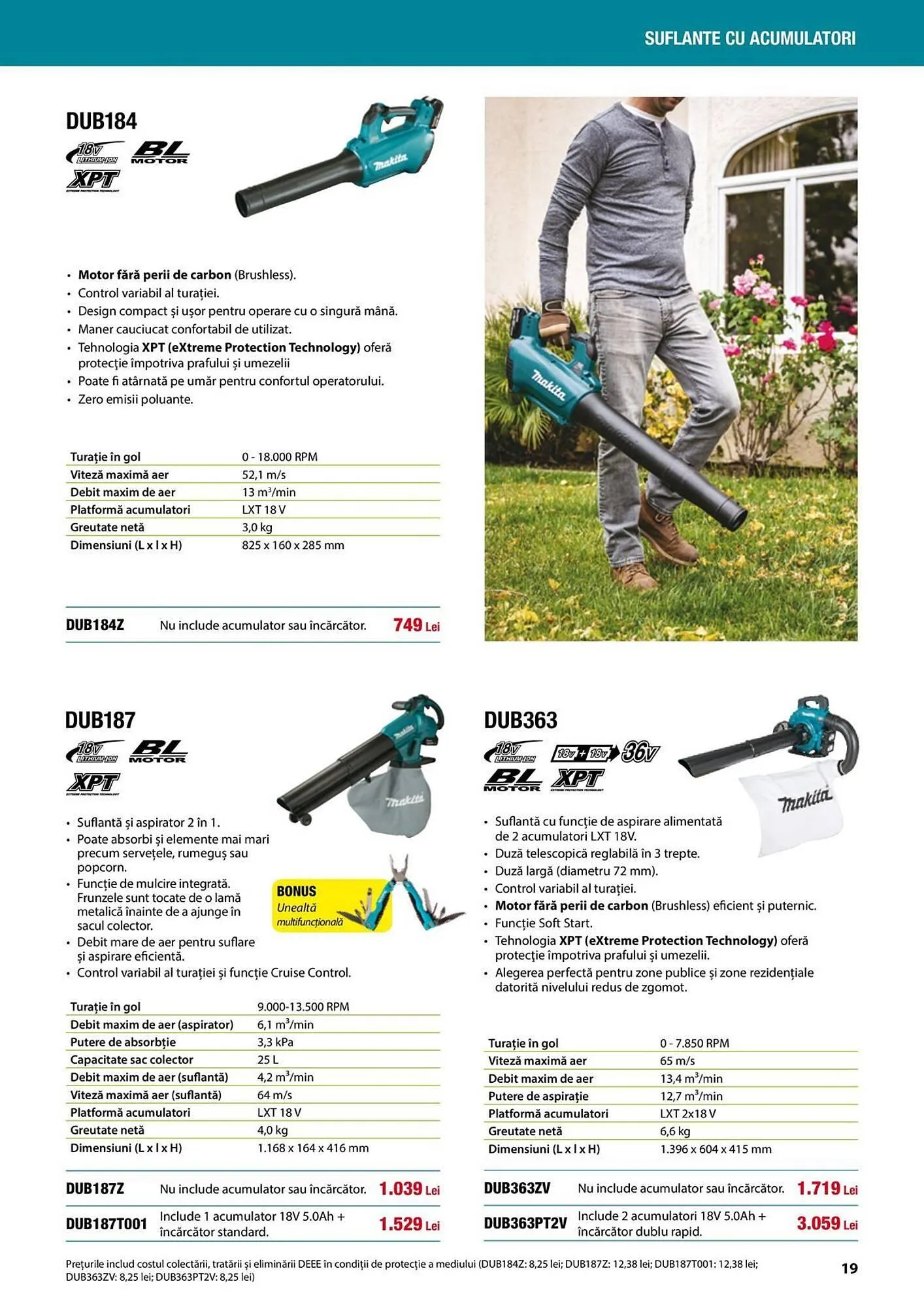 Catalog Catalog Makita de la 1 aprilie până la 31 august 2025 - Revista Pagina 19