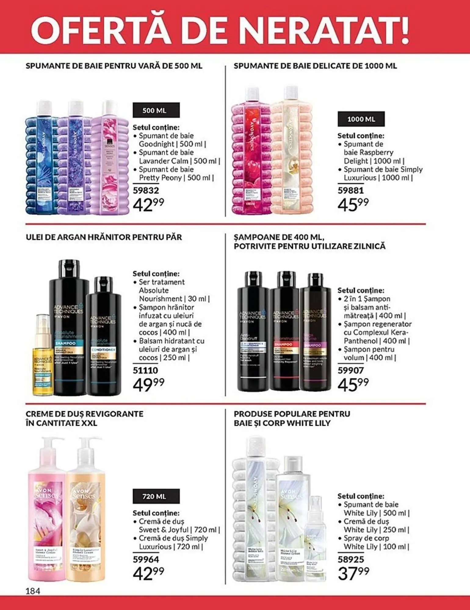 Catalog Catalog Avon de la 1 iulie până la 31 iulie 2025 - Revista Pagina 180