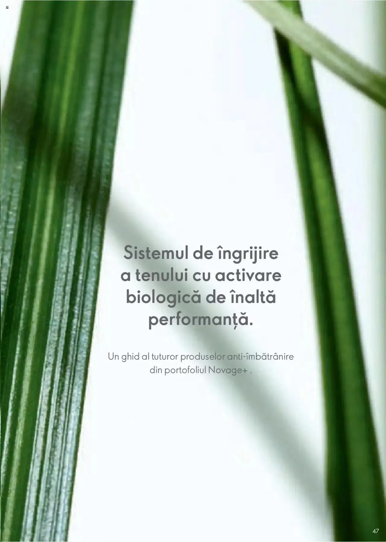 Catalog Oriflame catalog - Ghidul NOVAGE+ de la 1 martie până la 31 decembrie 2023 - Revista Pagina 47