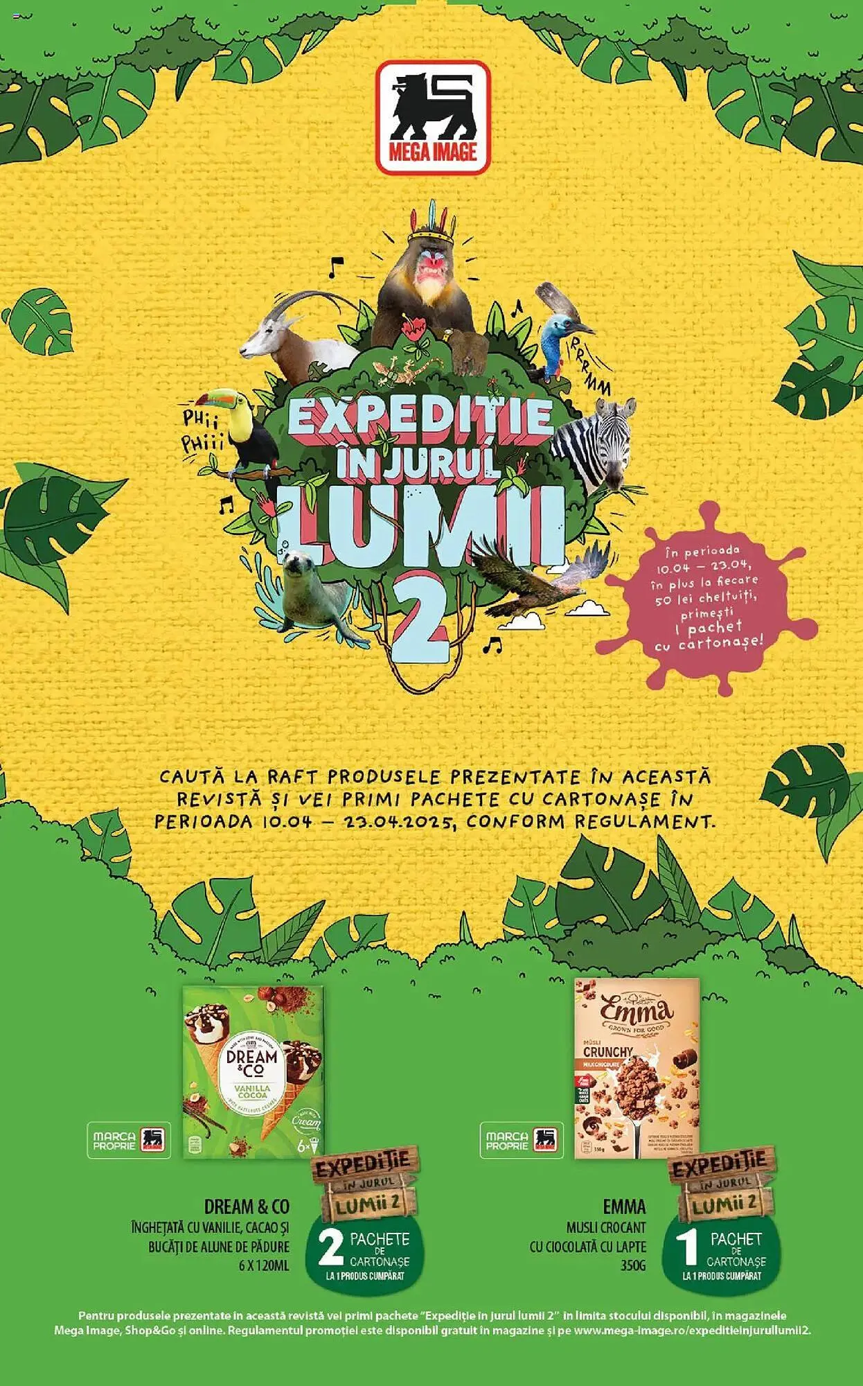 Catalog Catalog Mega Image de la 10 aprilie până la 23 aprilie 2025 - Revista Pagina 1