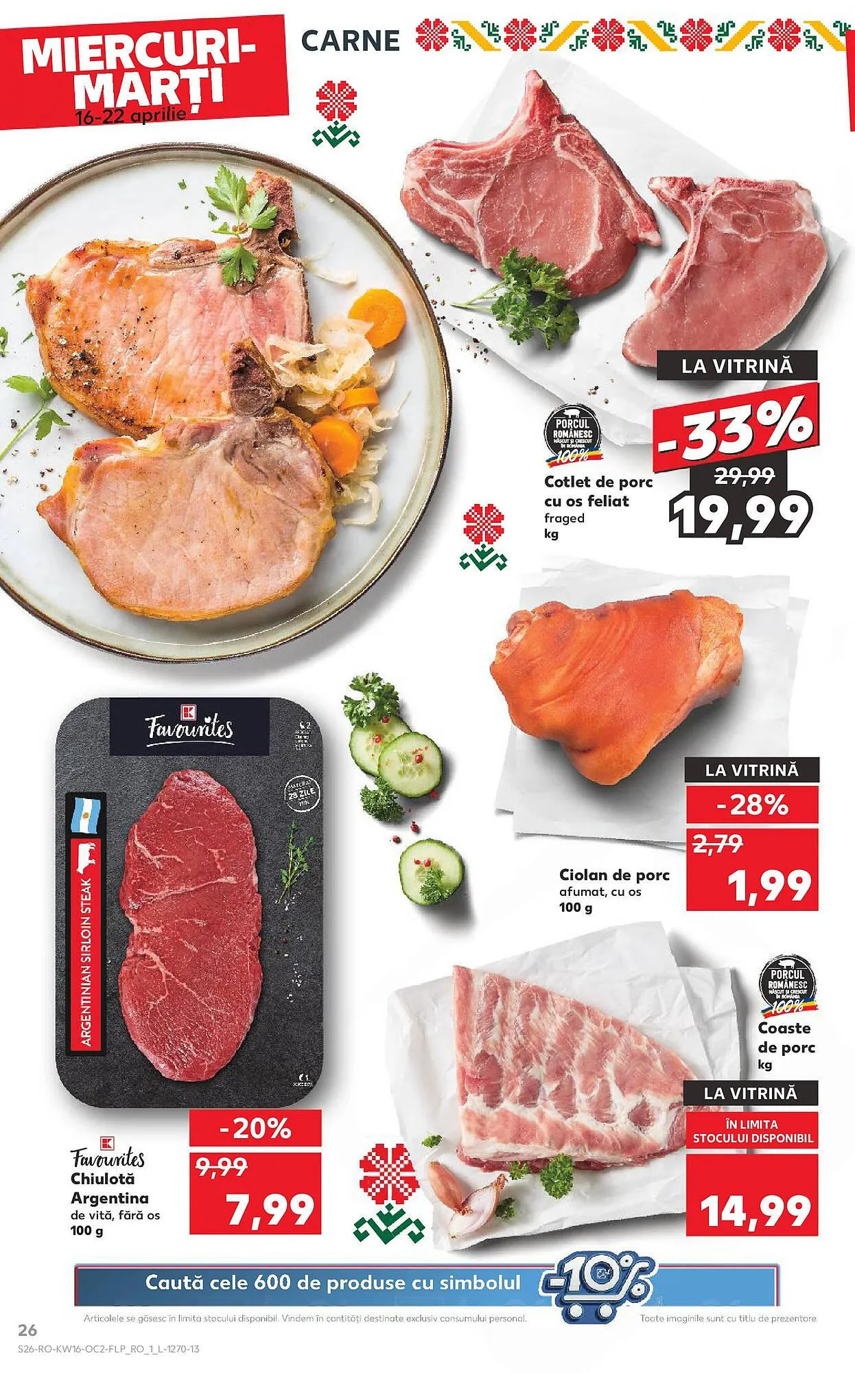 Catalog Catalog Kaufland de la 16 aprilie până la 22 aprilie 2025 - Revista Pagina 26