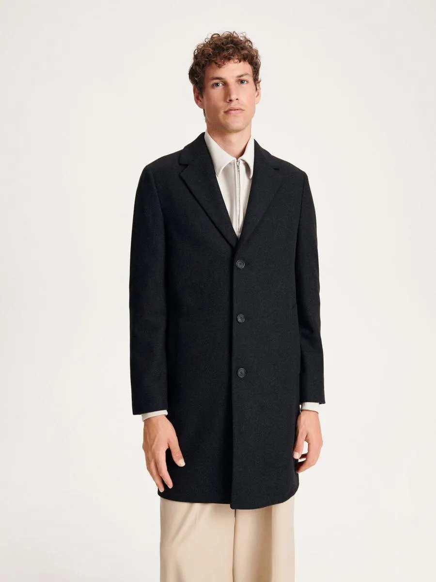 Palton clasic cu adaos de lână