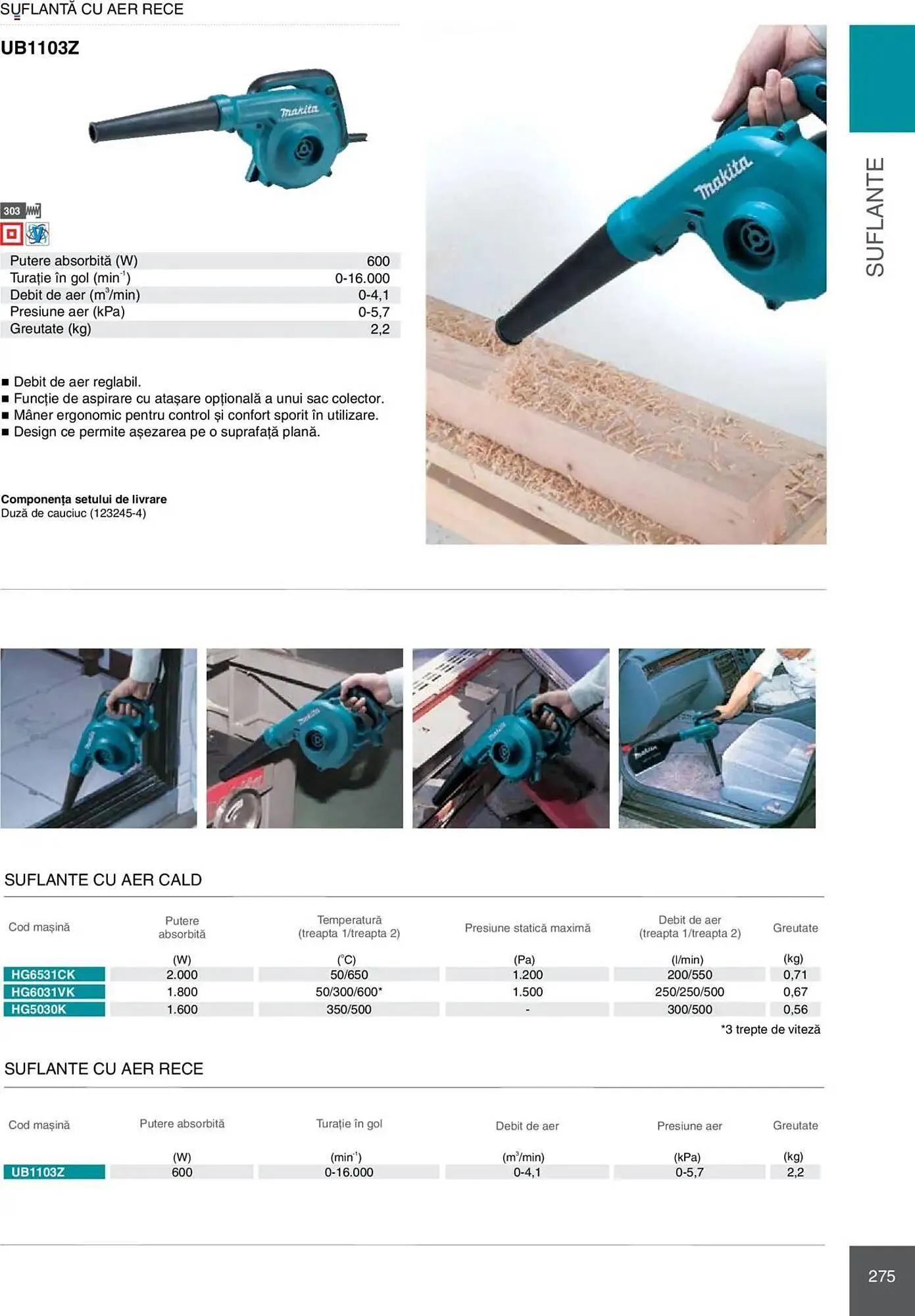 Catalog Catalog Makita de la 8 ianuarie până la 31 decembrie 2025 - Revista Pagina 275