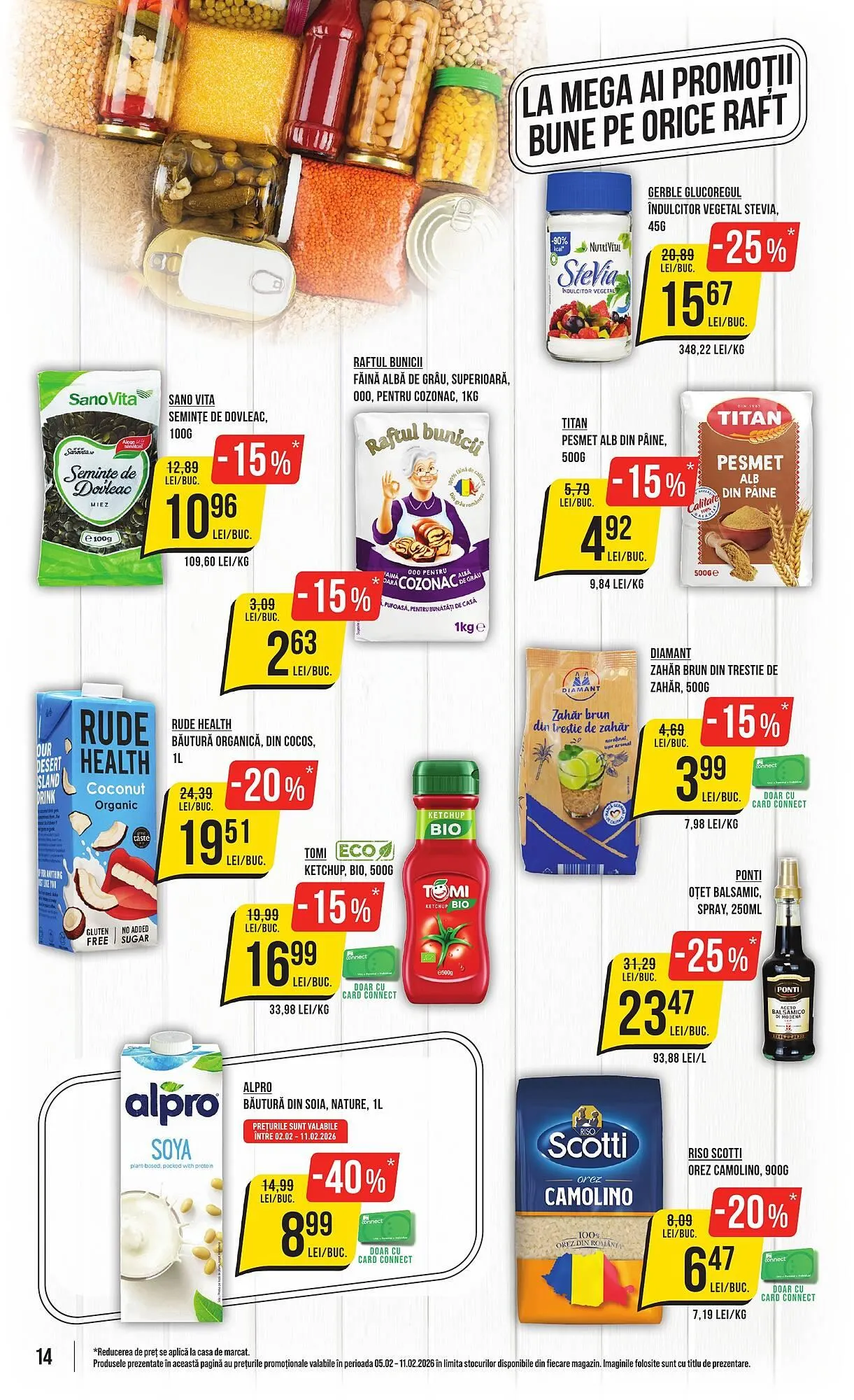 Catalog Catalog Mega Image de la 5 februarie până la 11 februarie 2026 - Revista Pagina 14