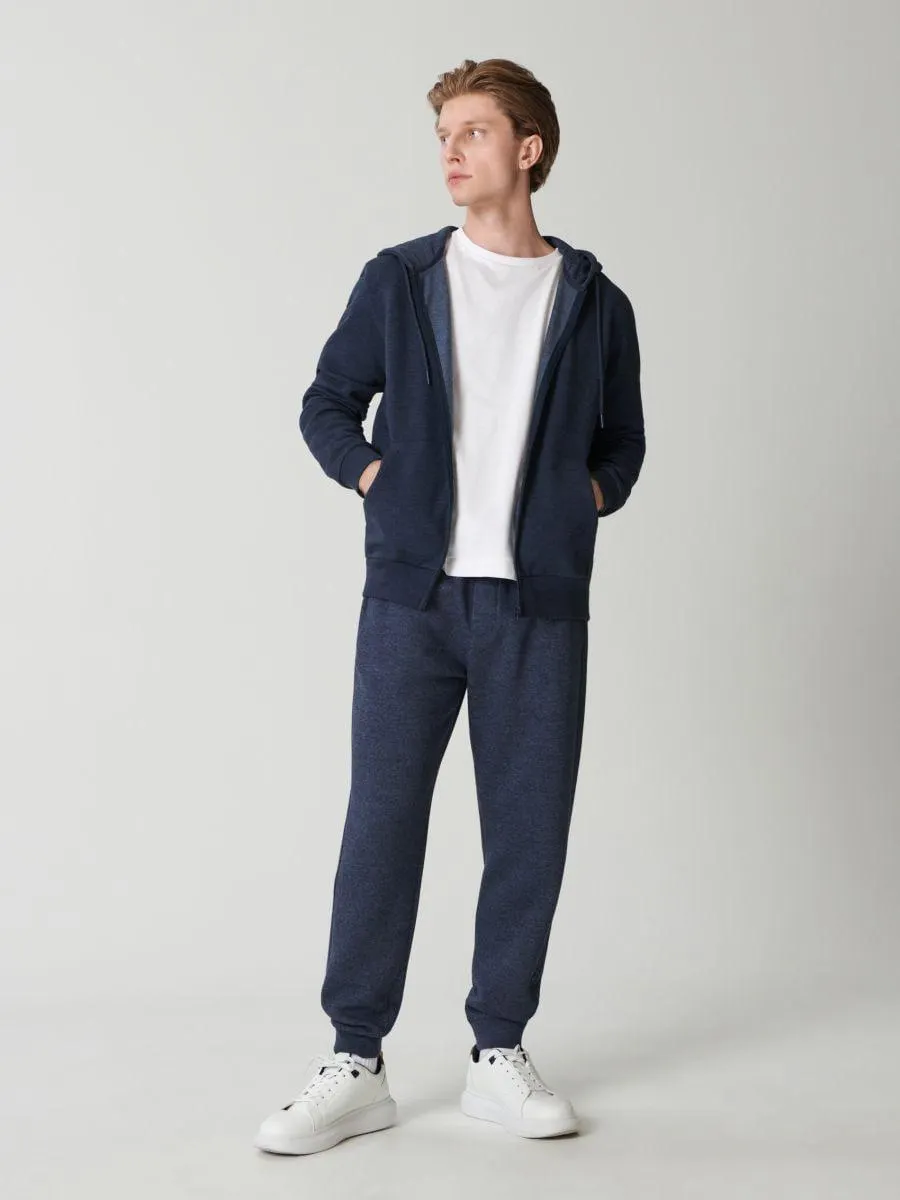 Hanorac basic cu fermoar