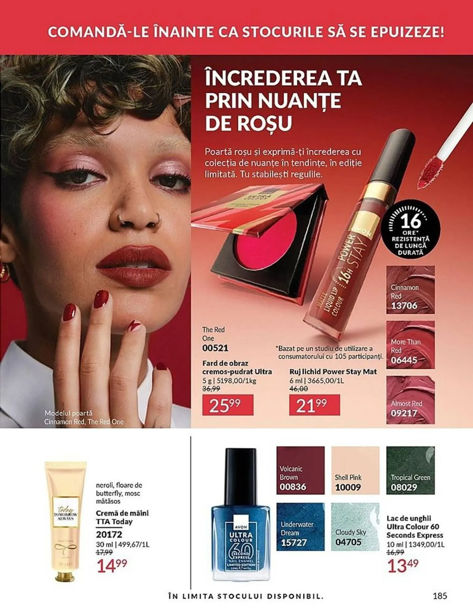 Catalog Catalog Avon de la 3 noiembrie până la 30 noiembrie 2025 - Revista Pagina 183