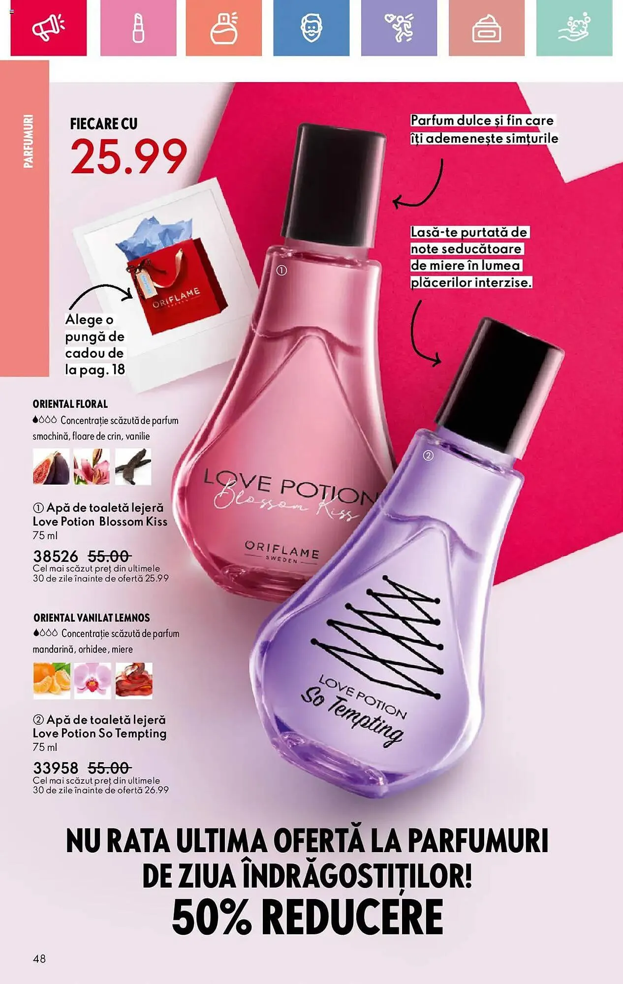 Catalog Catalog Oriflame de la 19 ianuarie până la 8 februarie 2025 - Revista Pagina 48