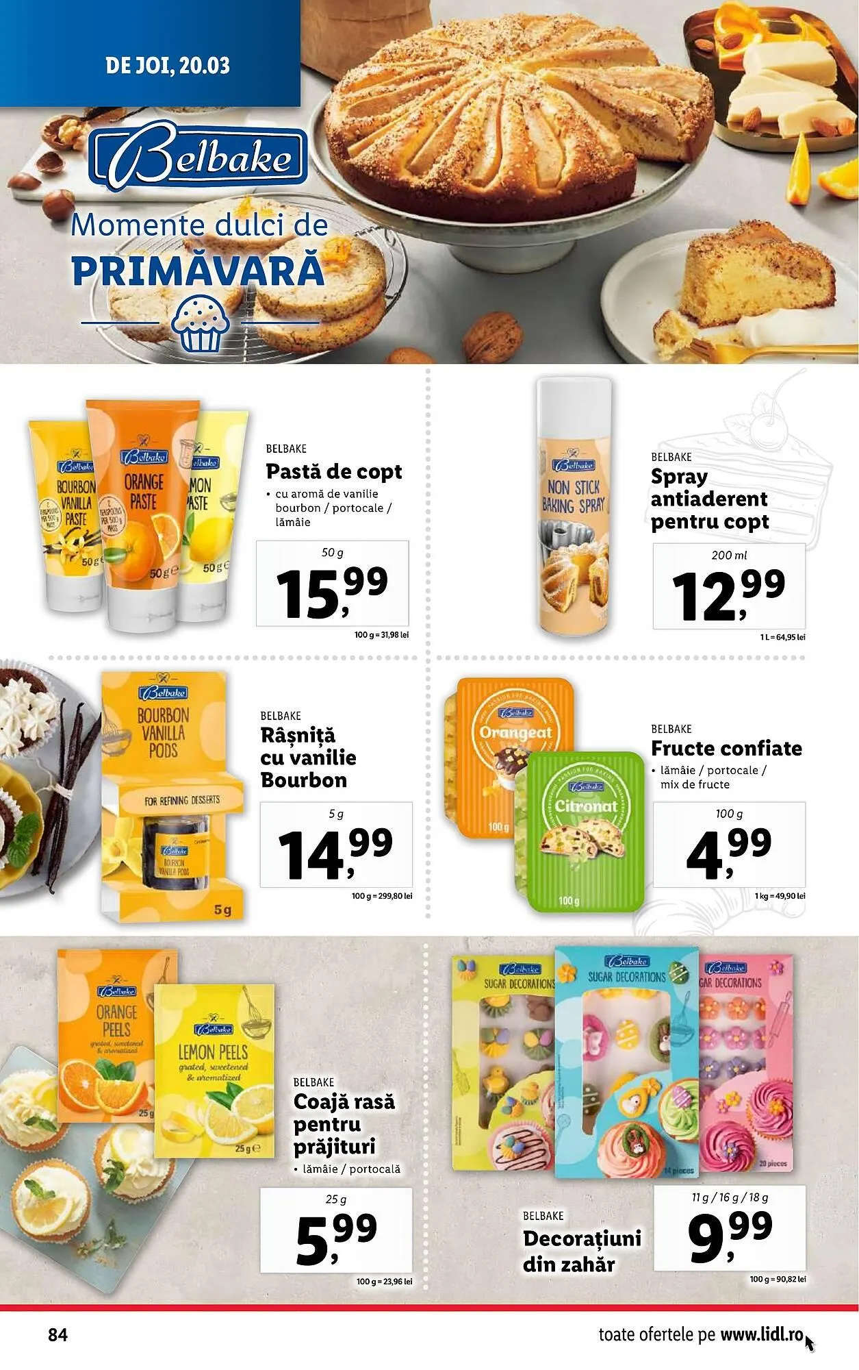 Catalog Catalog Lidl de la 17 martie până la 23 martie 2025 - Revista Pagina 84