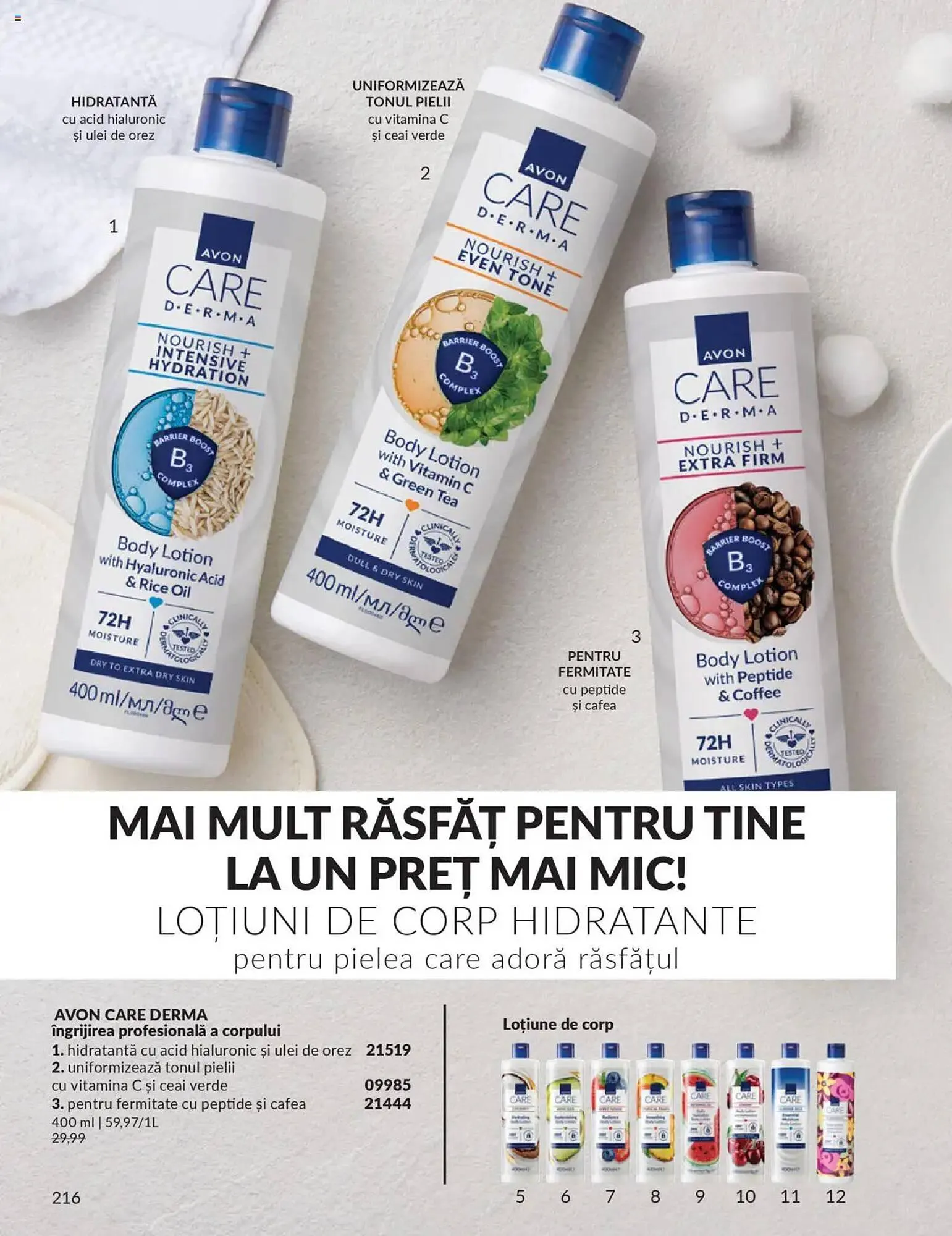 Catalog Catalog Avon de la 30 septembrie până la 31 octombrie 2025 - Revista Pagina 218