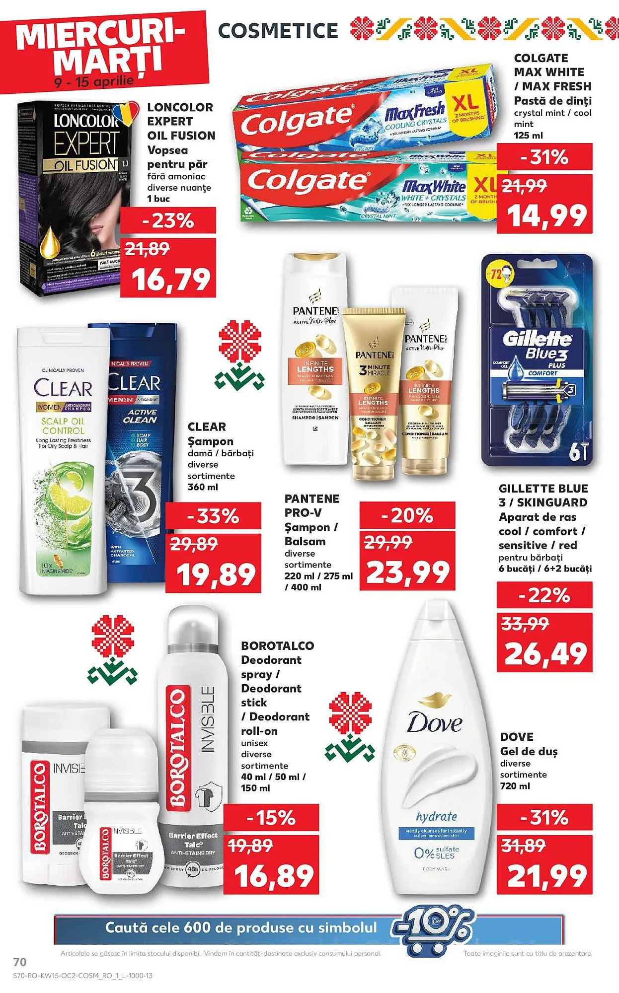 Catalog Catalog Kaufland de la 9 aprilie până la 15 aprilie 2025 - Revista Pagina 70