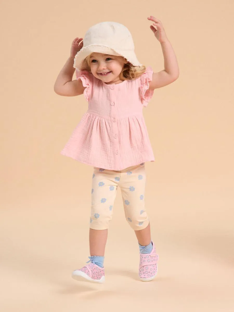 Bluză cu volane la mâneci