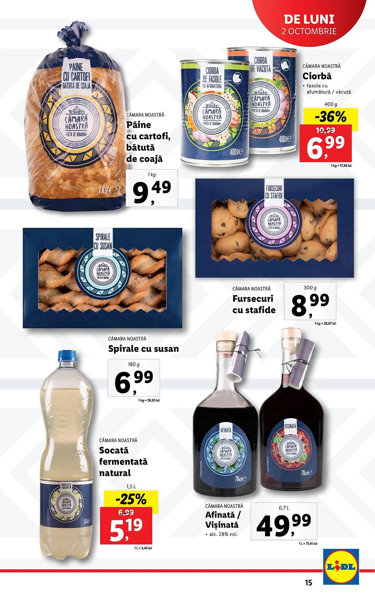 Catalog Lidl catalog de la 2 octombrie până la 8 octombrie 2023 - Revista Pagina 15