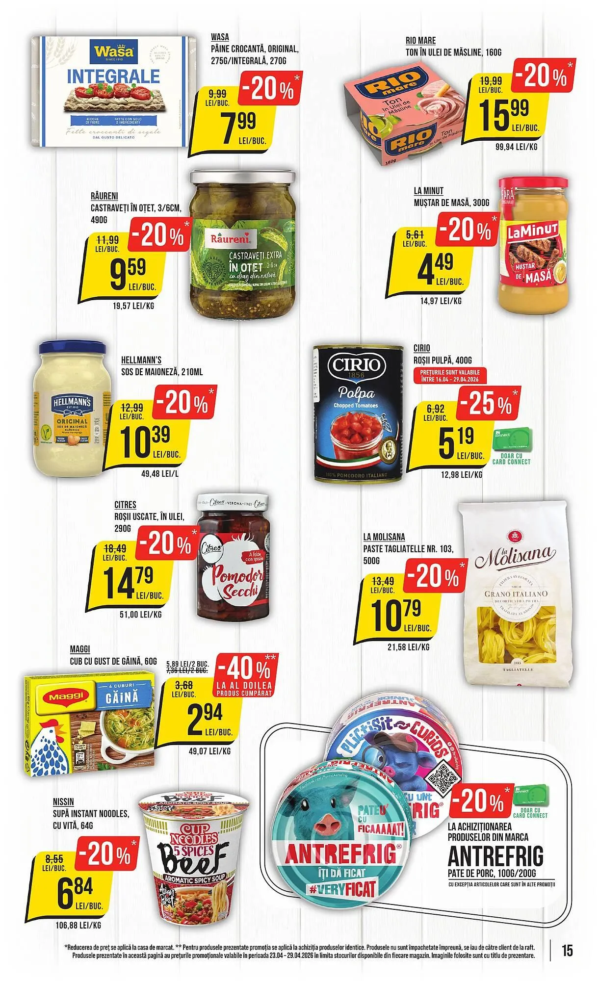 Catalog Catalog Mega Image de la 23 aprilie până la 29 aprilie 2026 - Revista Pagina 15