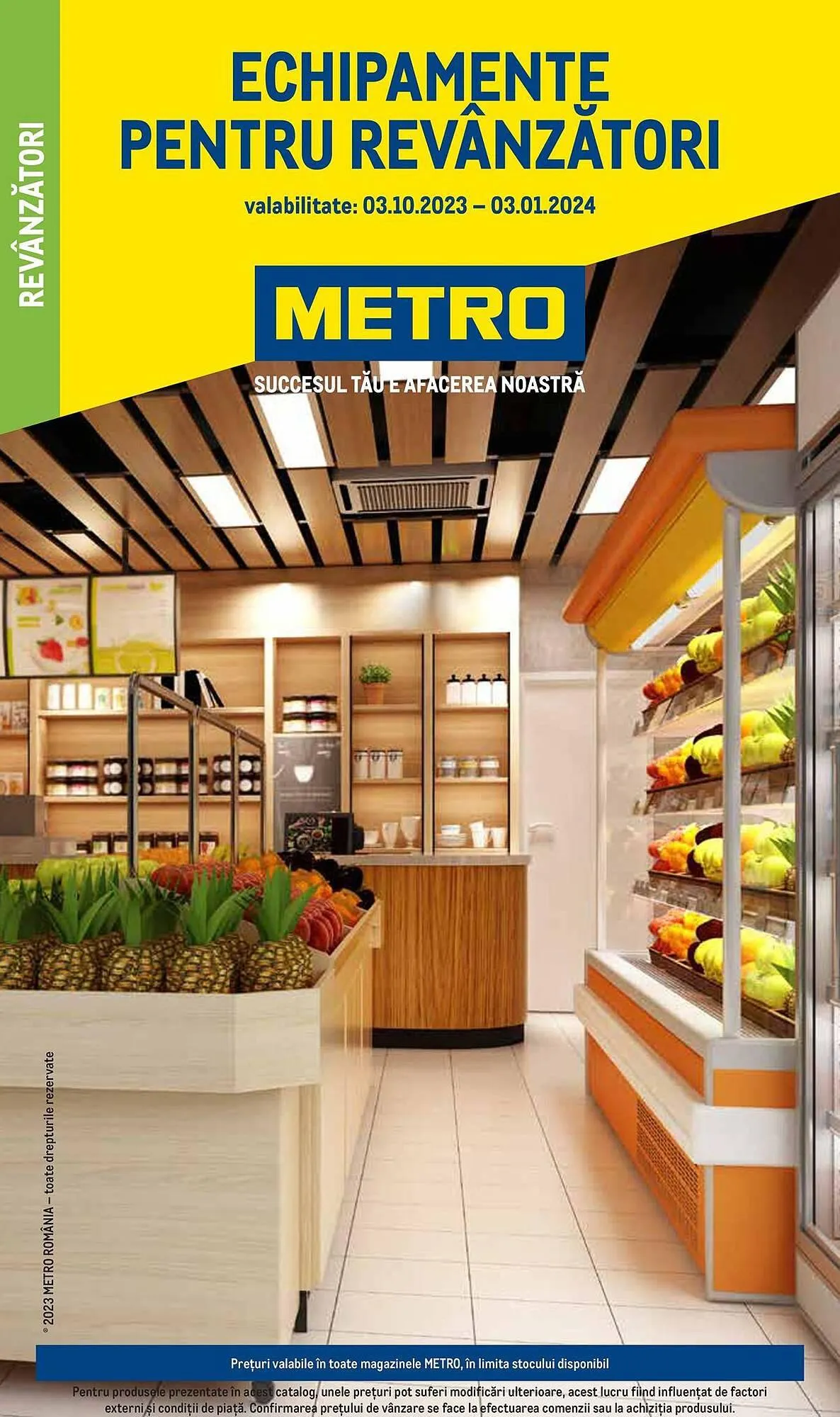 Catalog Metro catalog de la 3 octombrie până la 3 ianuarie 2024 - Revista Pagina 1