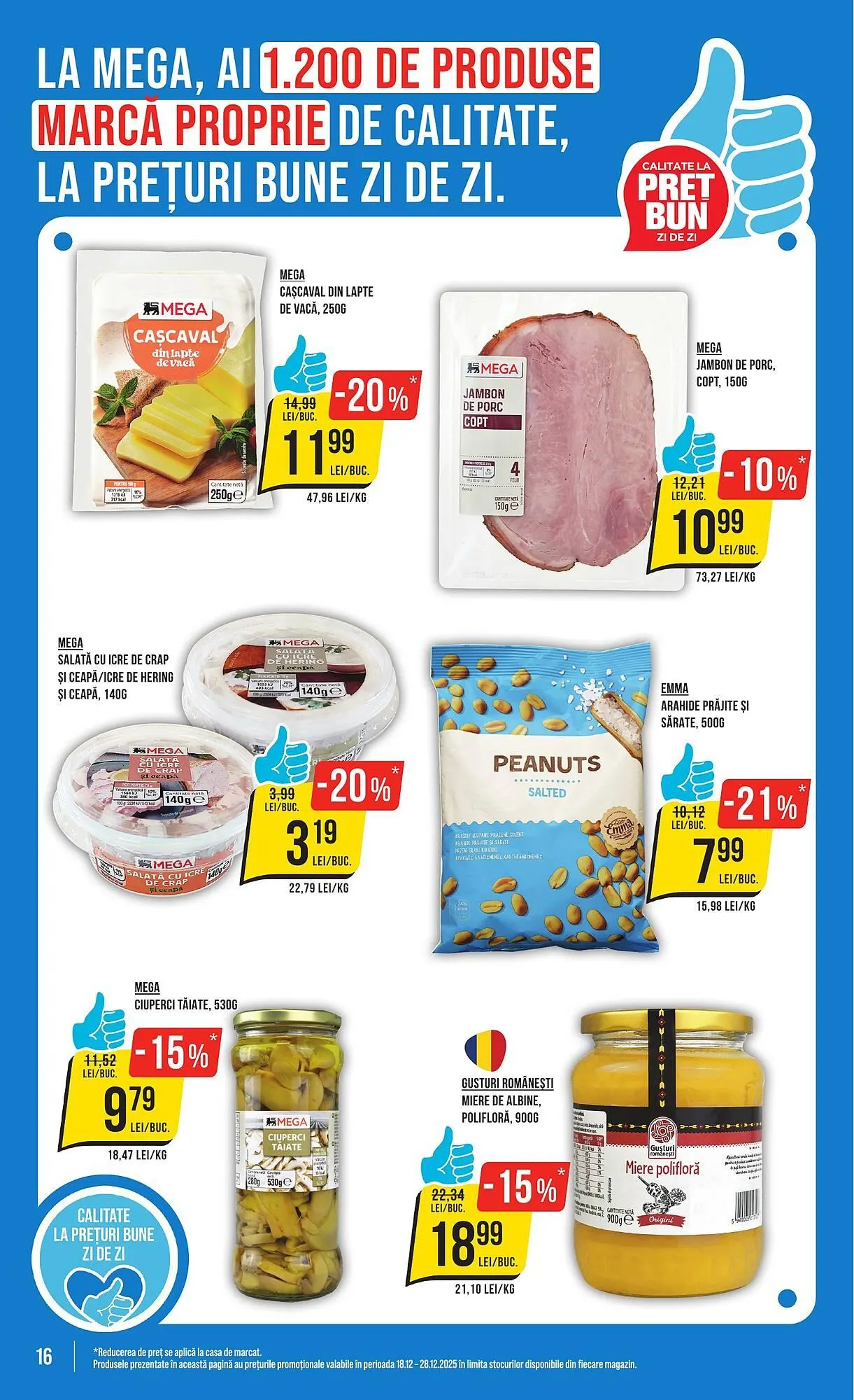 Catalog Catalog Mega Image de la 18 decembrie până la 28 decembrie 2025 - Revista Pagina 16