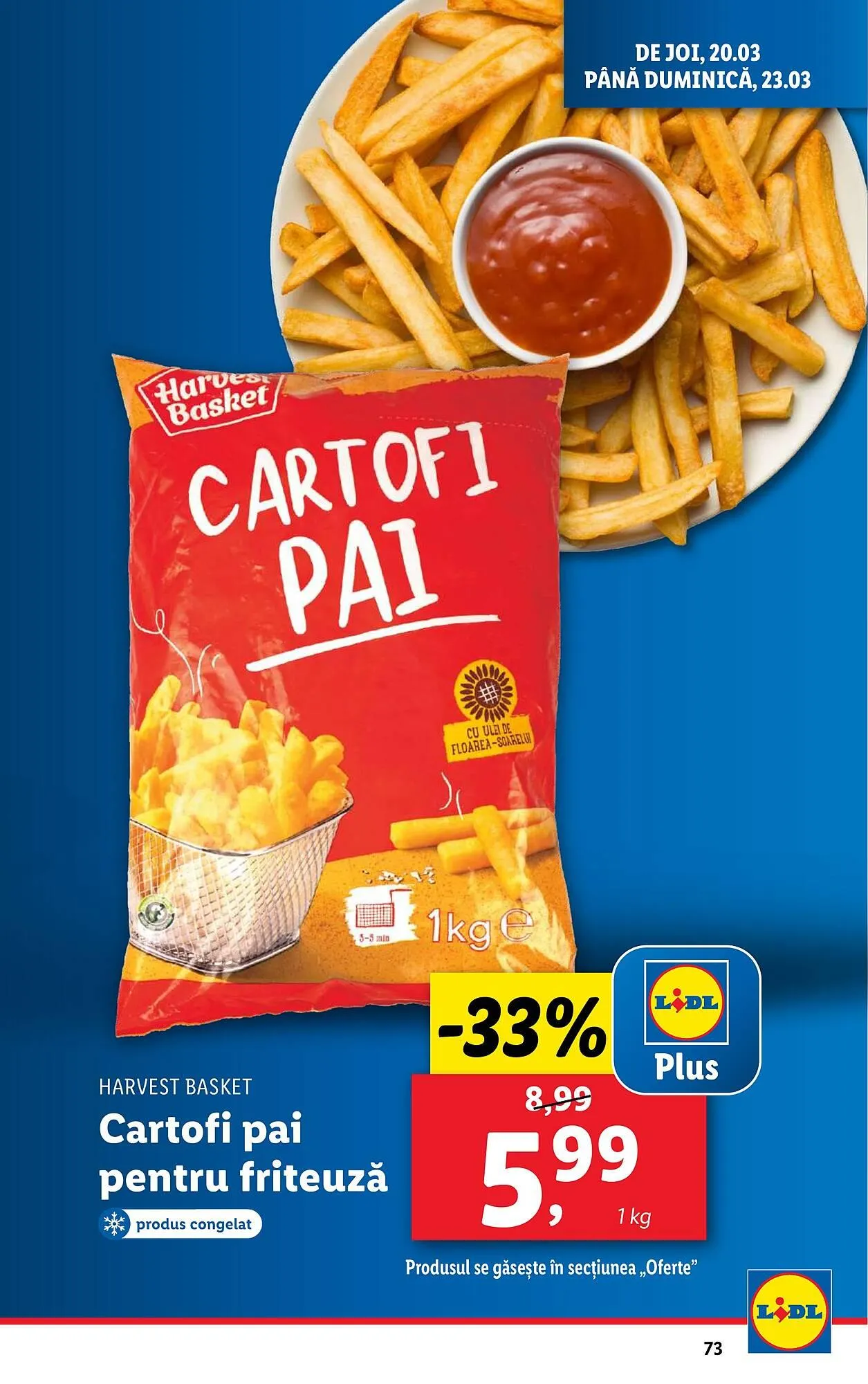 Catalog Catalog Lidl de la 17 martie până la 23 martie 2025 - Revista Pagina 73