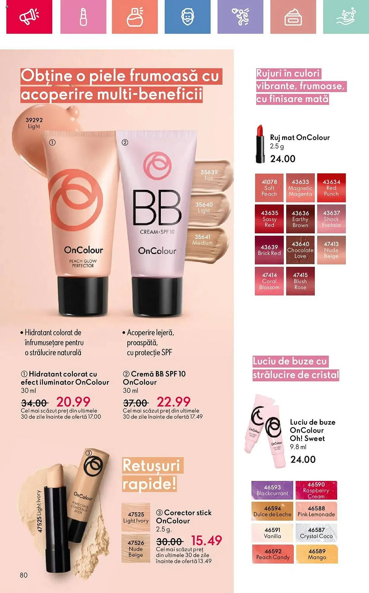 Catalog Catalog Oriflame de la 26 iulie până la 19 august 2025 - Revista Pagina 80