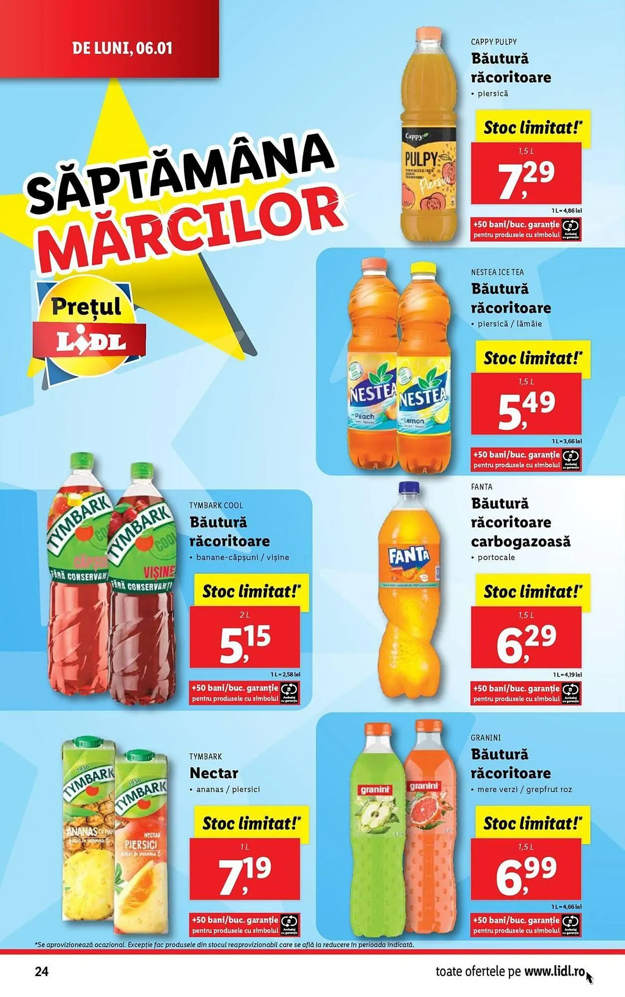 Catalog Catalog Lidl de la 6 ianuarie până la 12 ianuarie 2025 - Revista Pagina 24