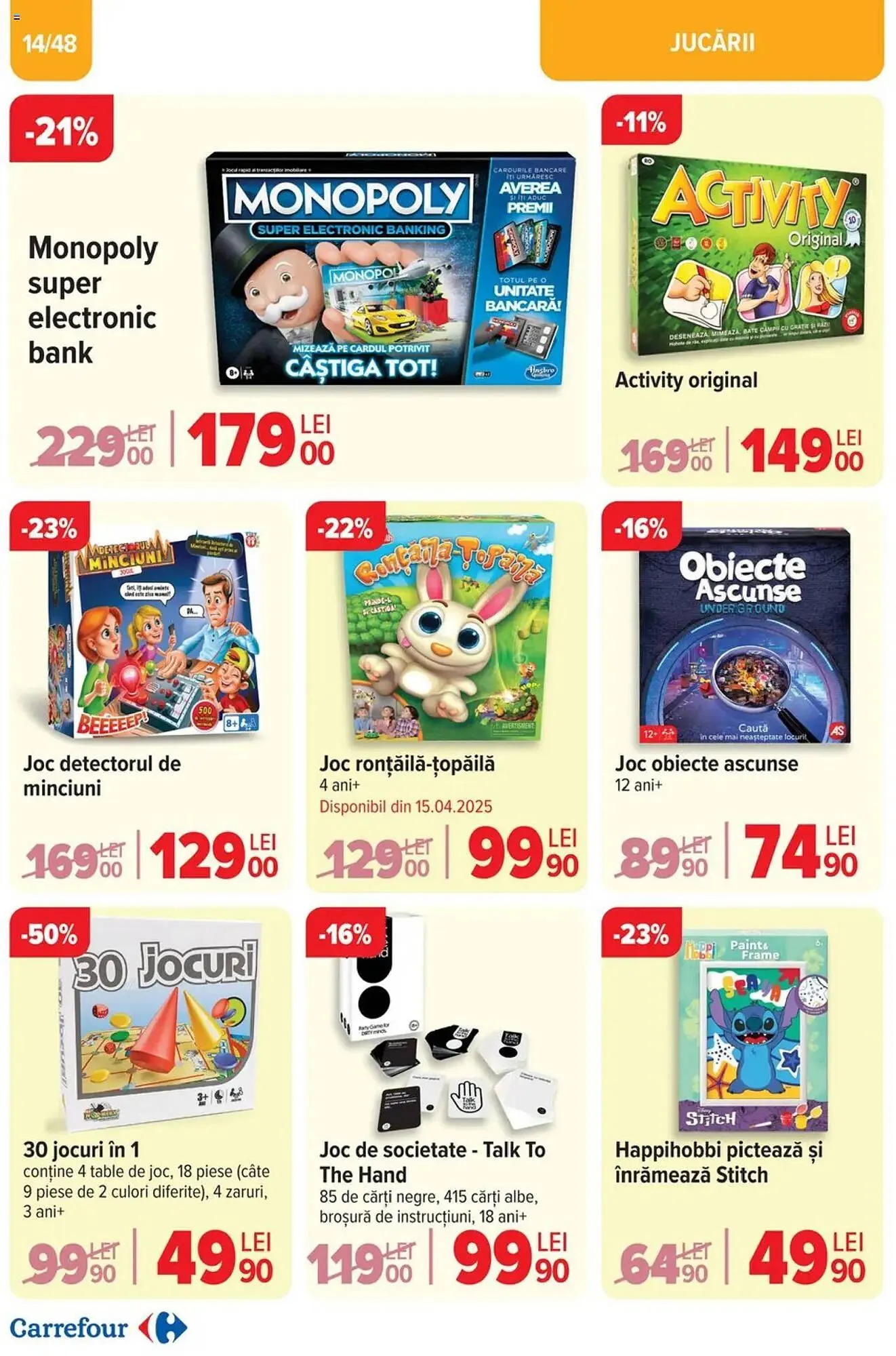 Catalog Catalog Carrefour de la 2 aprilie până la 22 aprilie 2025 - Revista Pagina 14