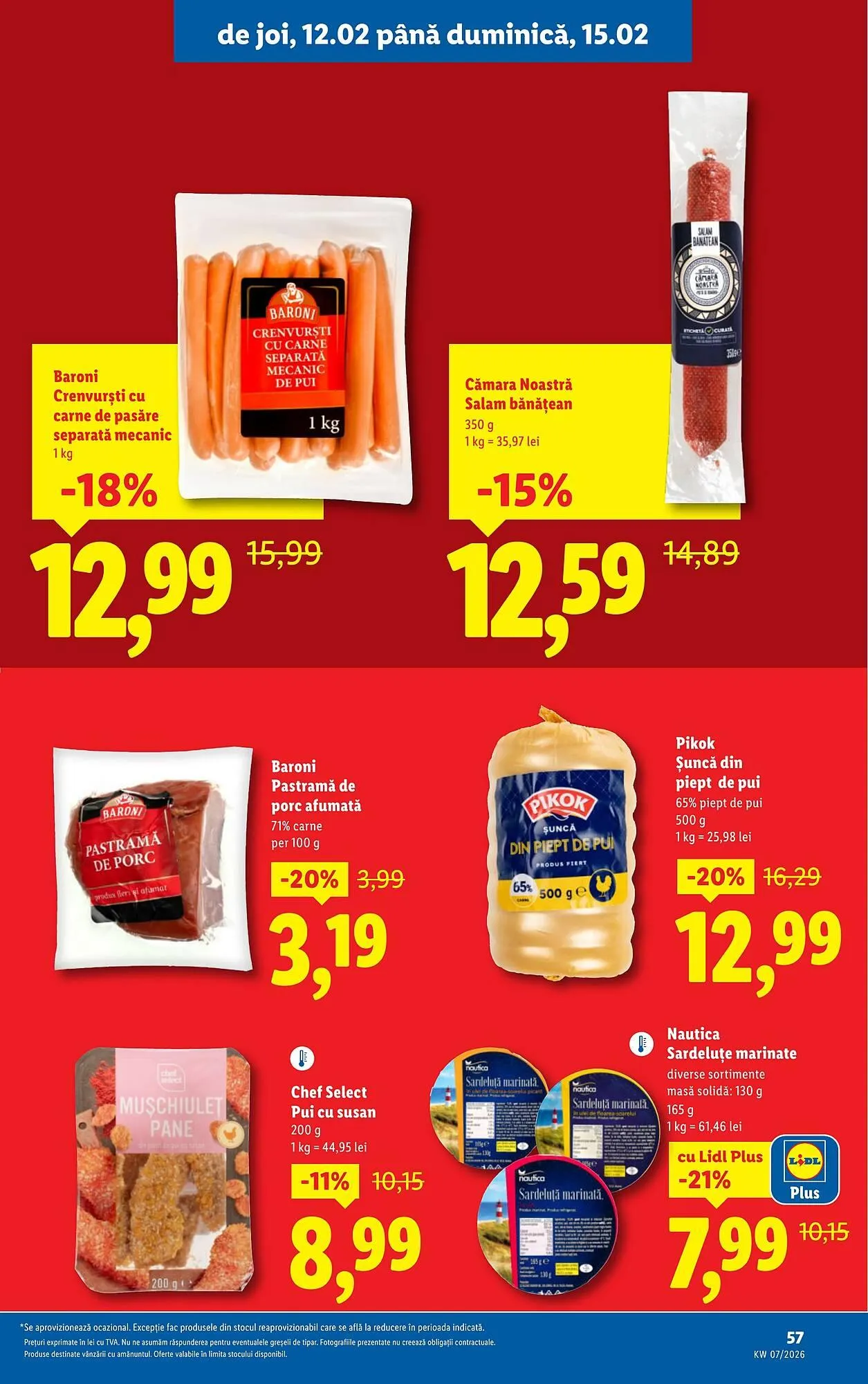 Catalog Catalog Lidl de la 9 februarie până la 15 februarie 2026 - Revista Pagina 57