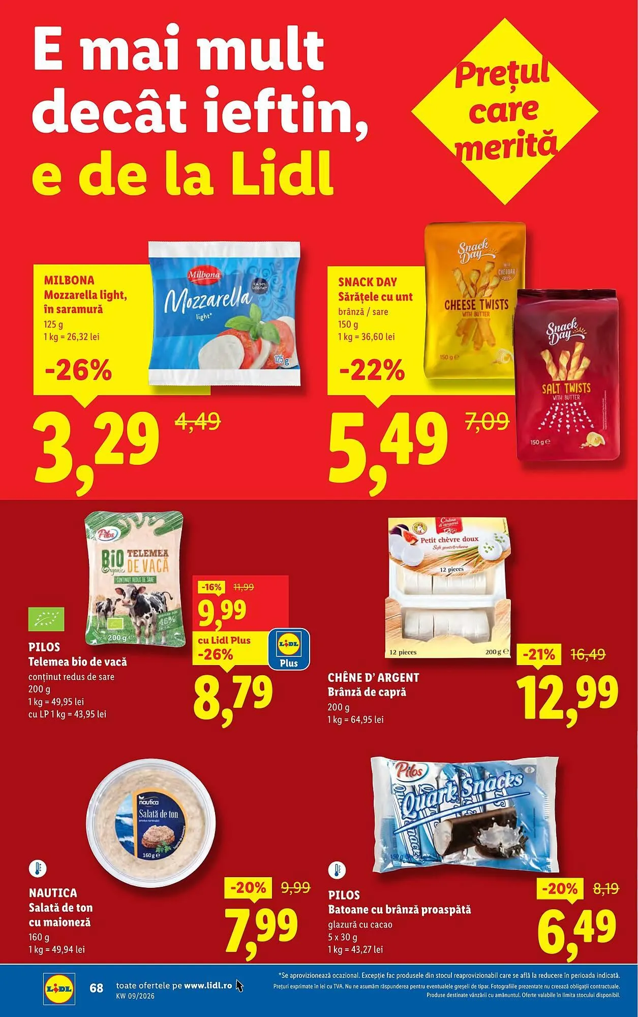 Catalog Catalog Lidl de la 23 februarie până la 1 martie 2026 - Revista Pagina 68